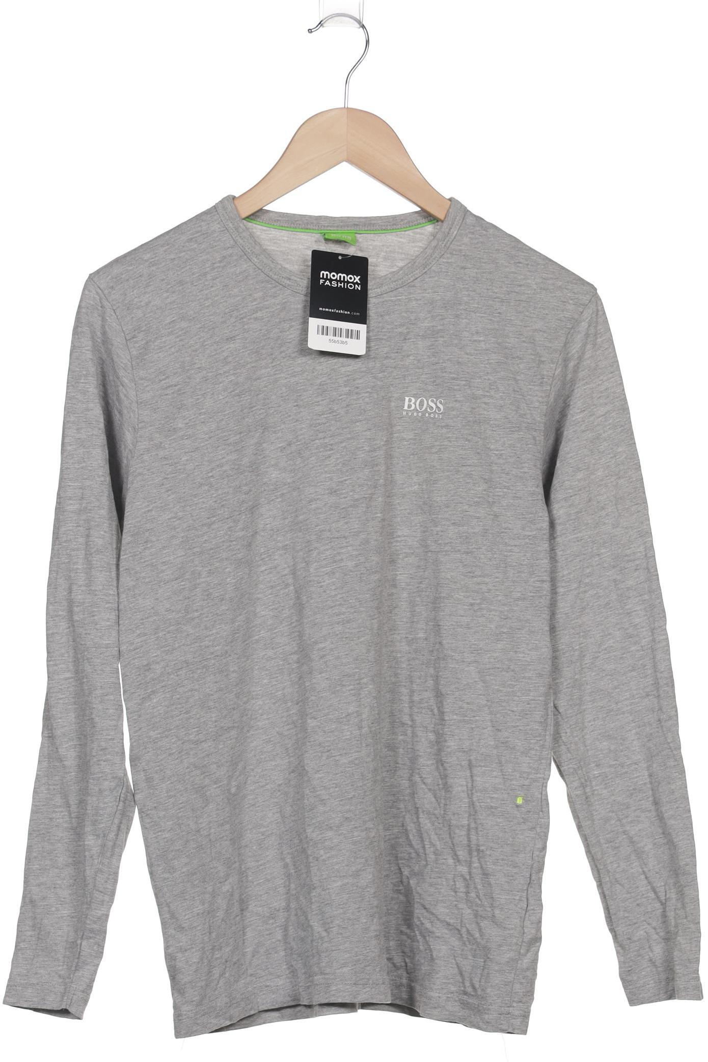 

Boss Green Herren Langarmshirt, grau, Gr. 48