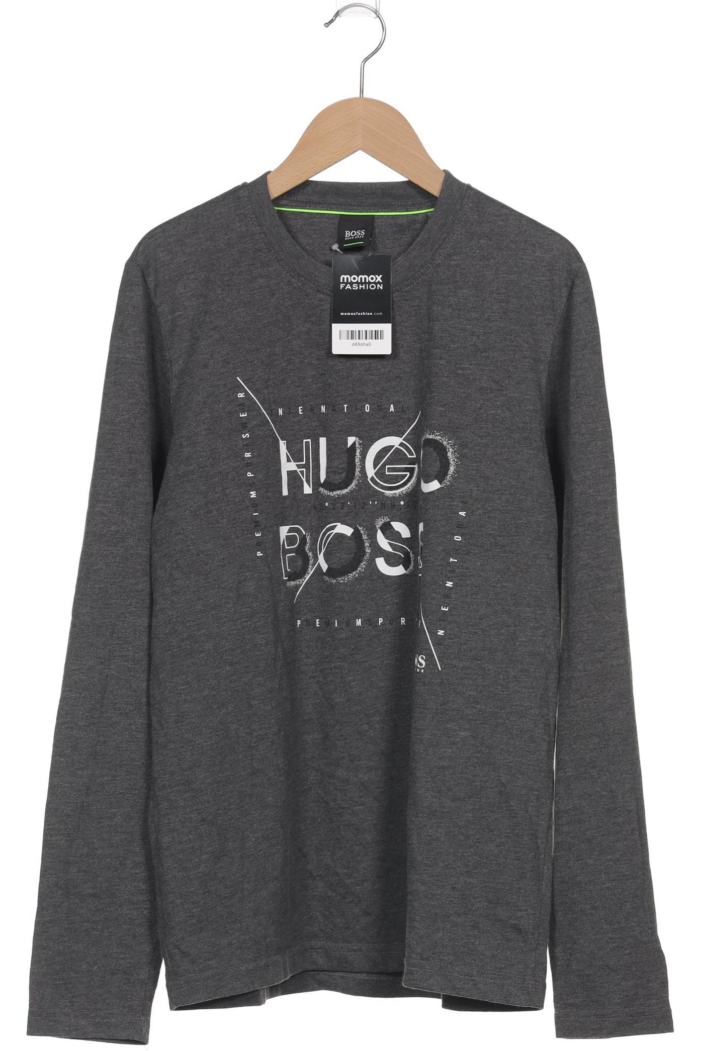 

Boss Green Herren Langarmshirt, grau, Gr. 48