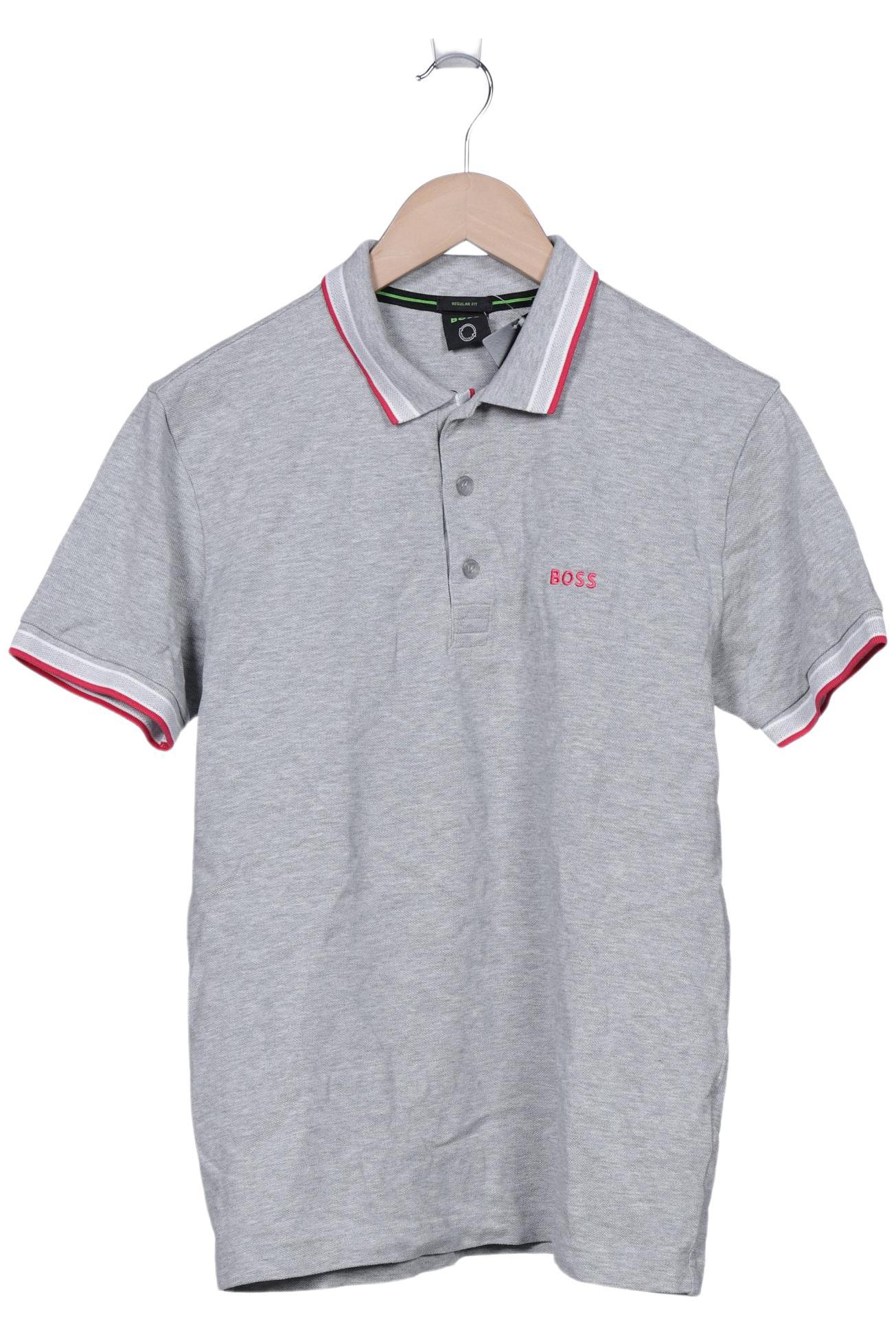 

Boss Green Herren Poloshirt, grau, Gr. 48