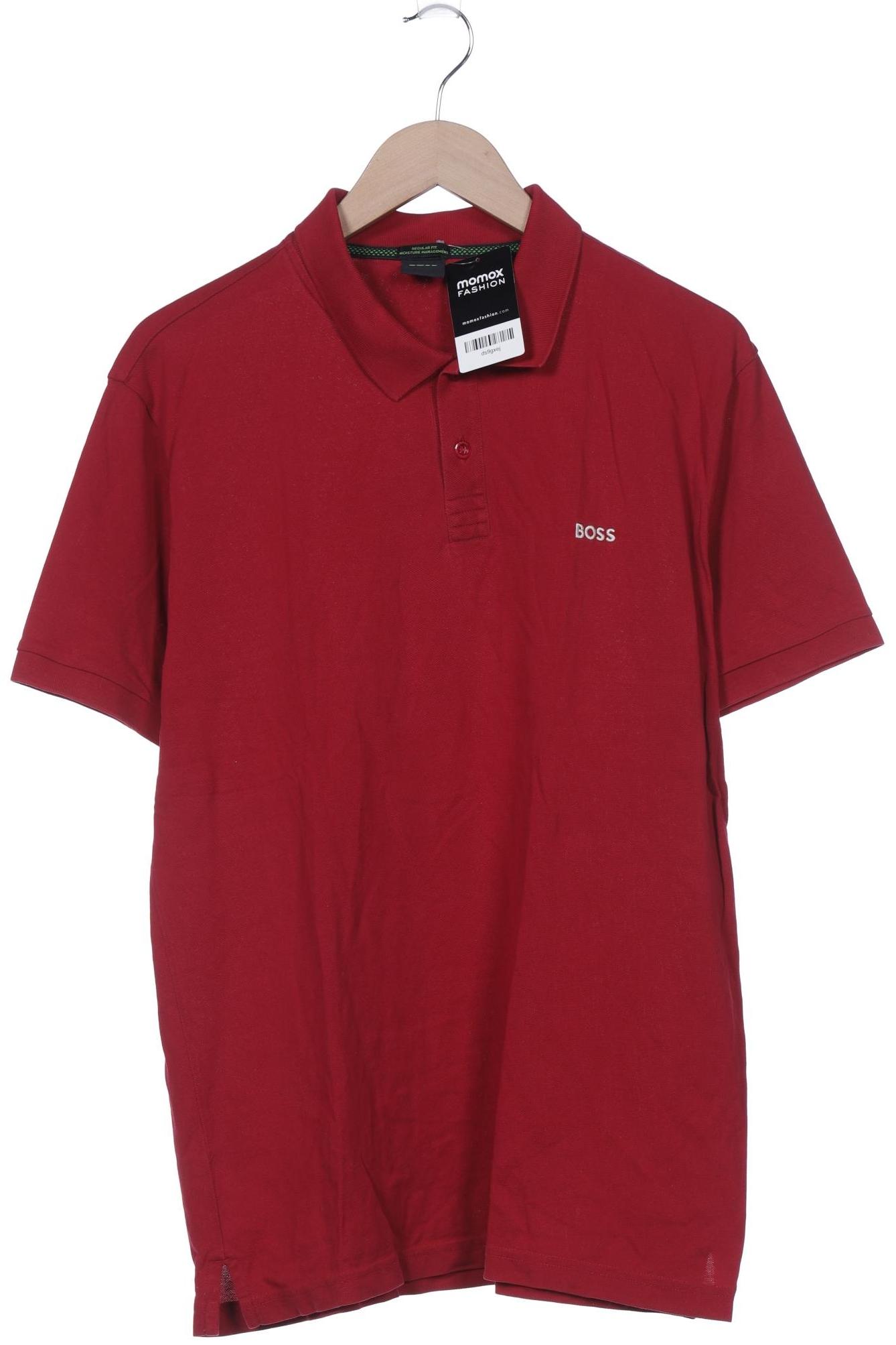 

Boss Green Herren Poloshirt, bordeaux, Gr. 56