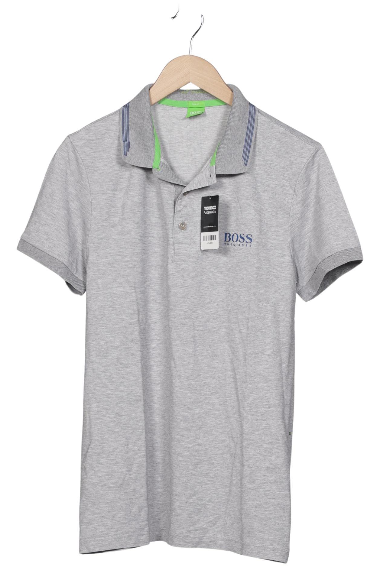 

Boss Green Herren Poloshirt, grau, Gr. 52