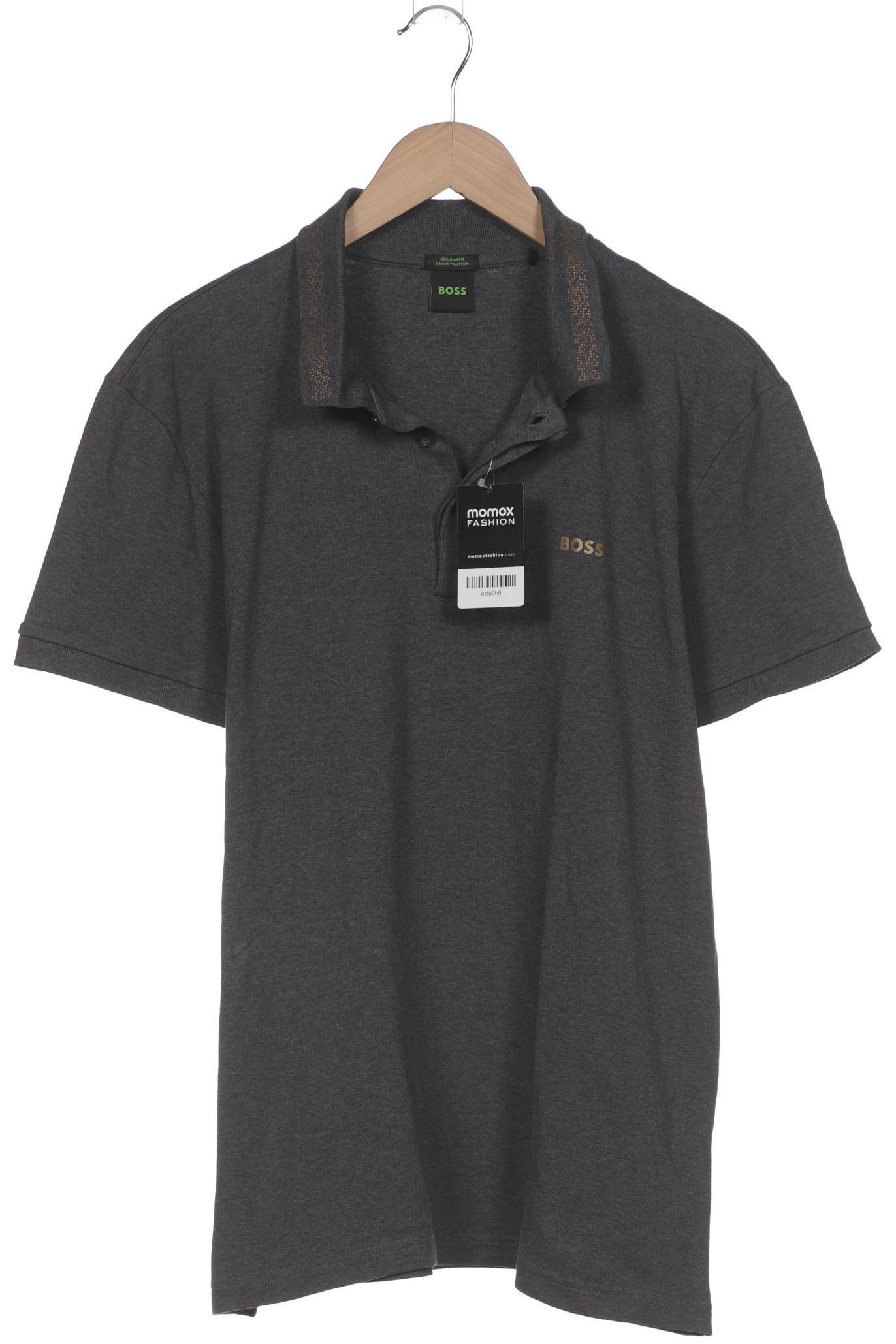 

Boss Green Herren Poloshirt, grau, Gr. 56