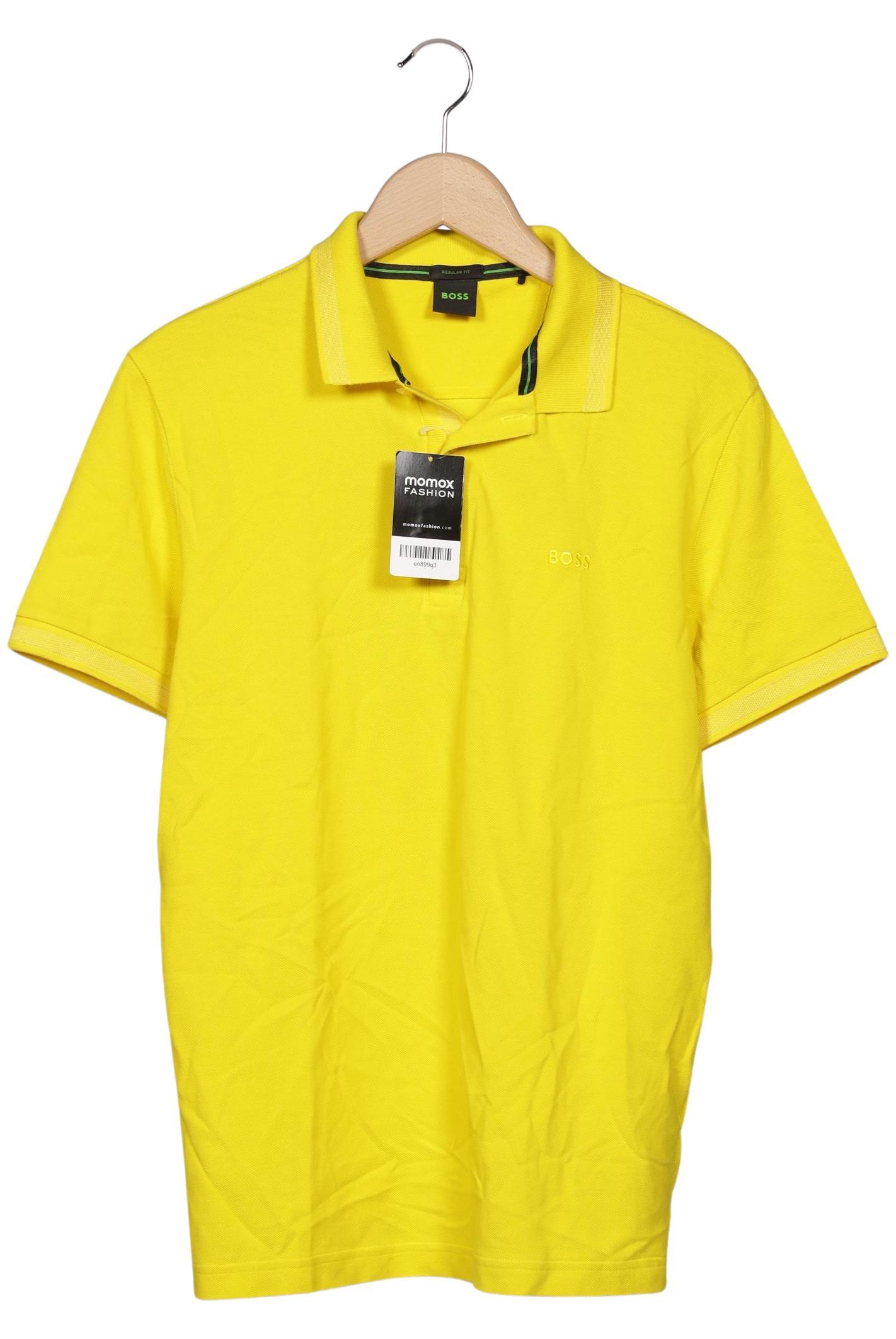 

Boss Green Herren Poloshirt, gelb, Gr. 52