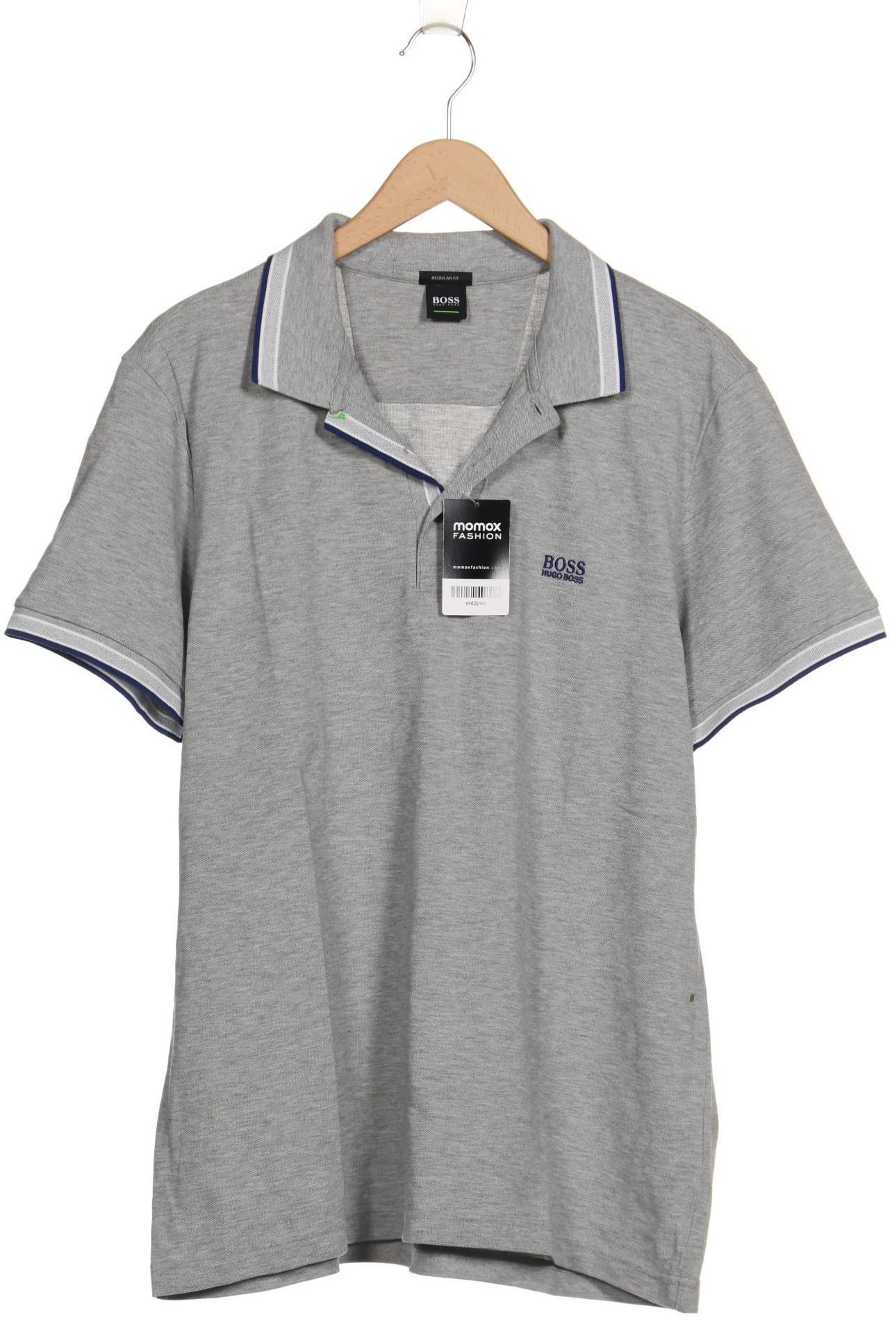 

Boss Green Herren Poloshirt, grau, Gr. 56