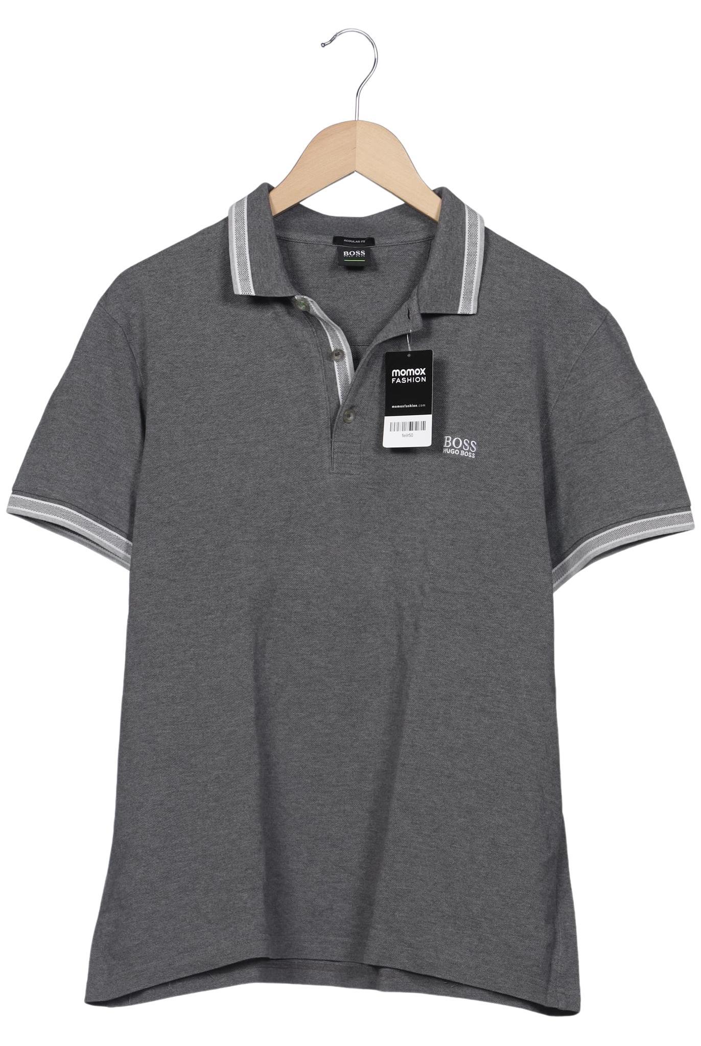 

Boss Green Herren Poloshirt, grau, Gr. 54