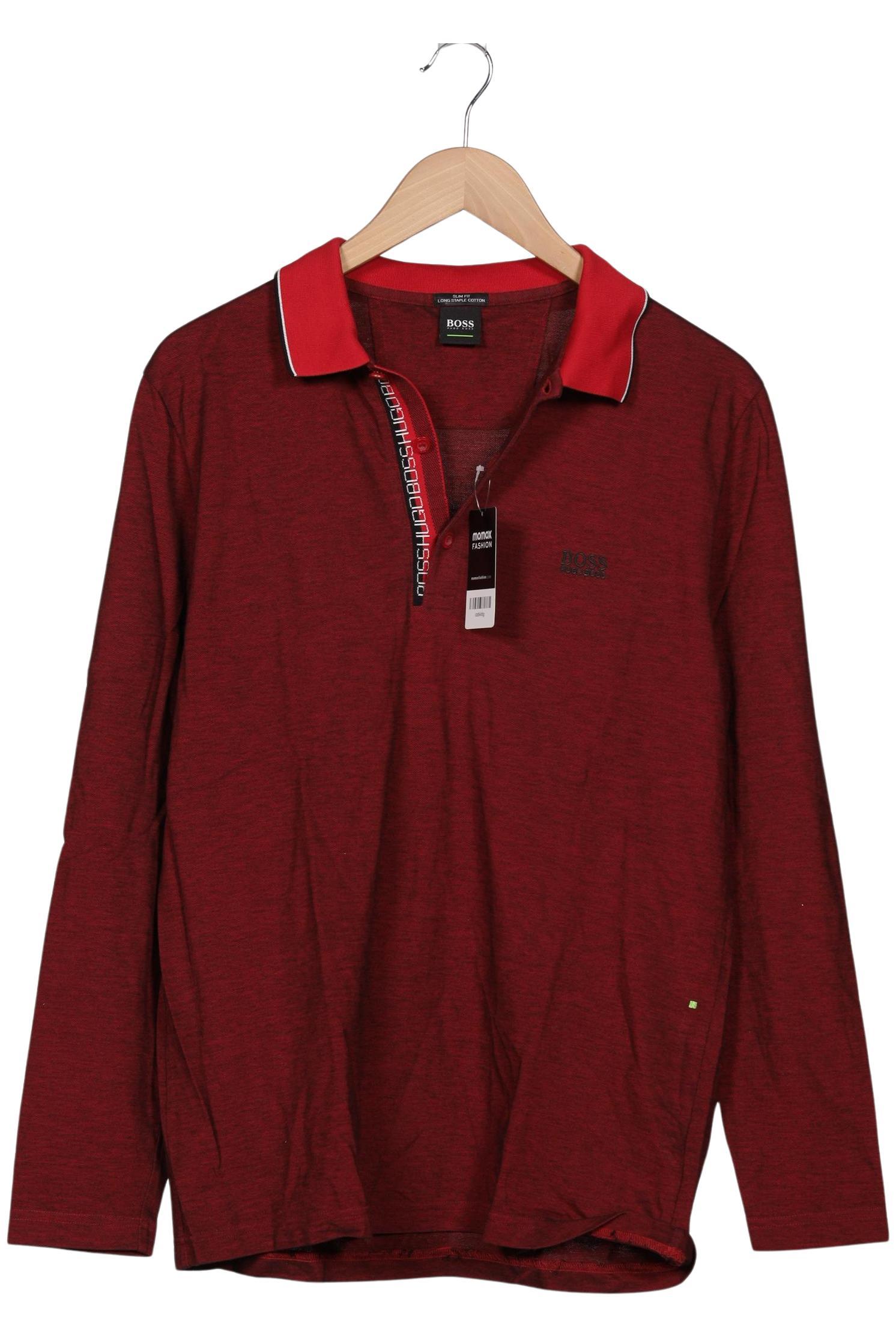 

Boss Green Herren Poloshirt, bordeaux, Gr. 54