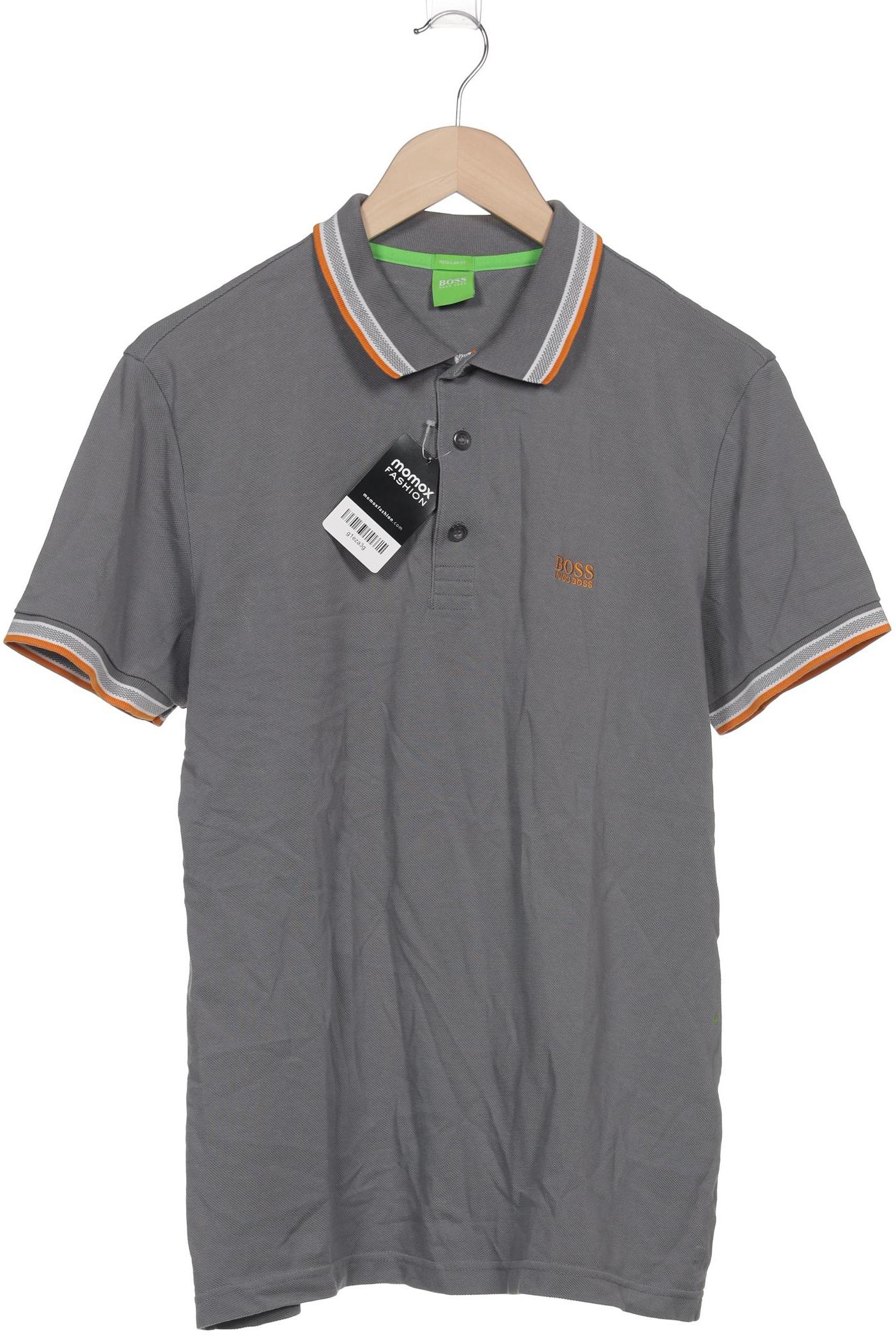 

Boss Green Herren Poloshirt, grau, Gr. 52