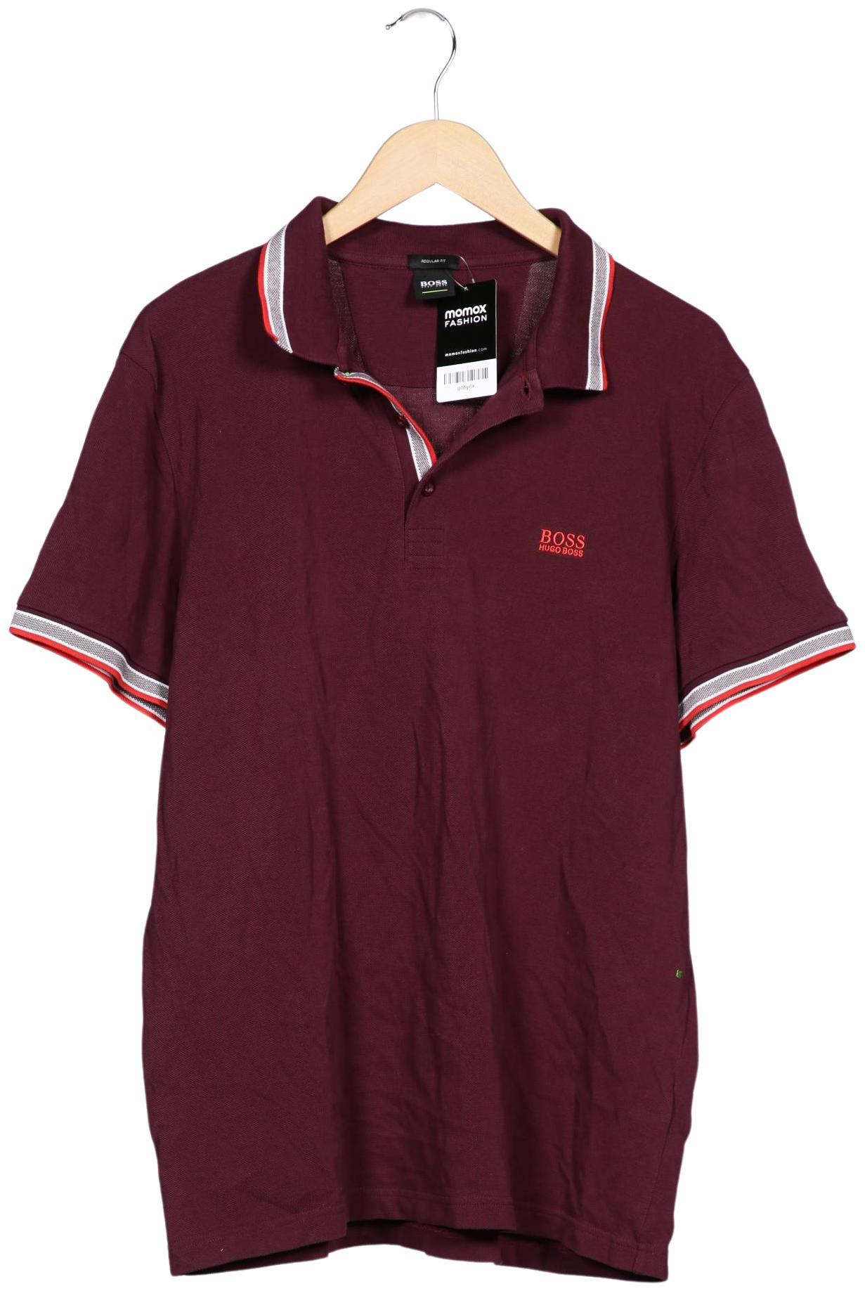 

Boss Green Herren Poloshirt, bordeaux, Gr. 58