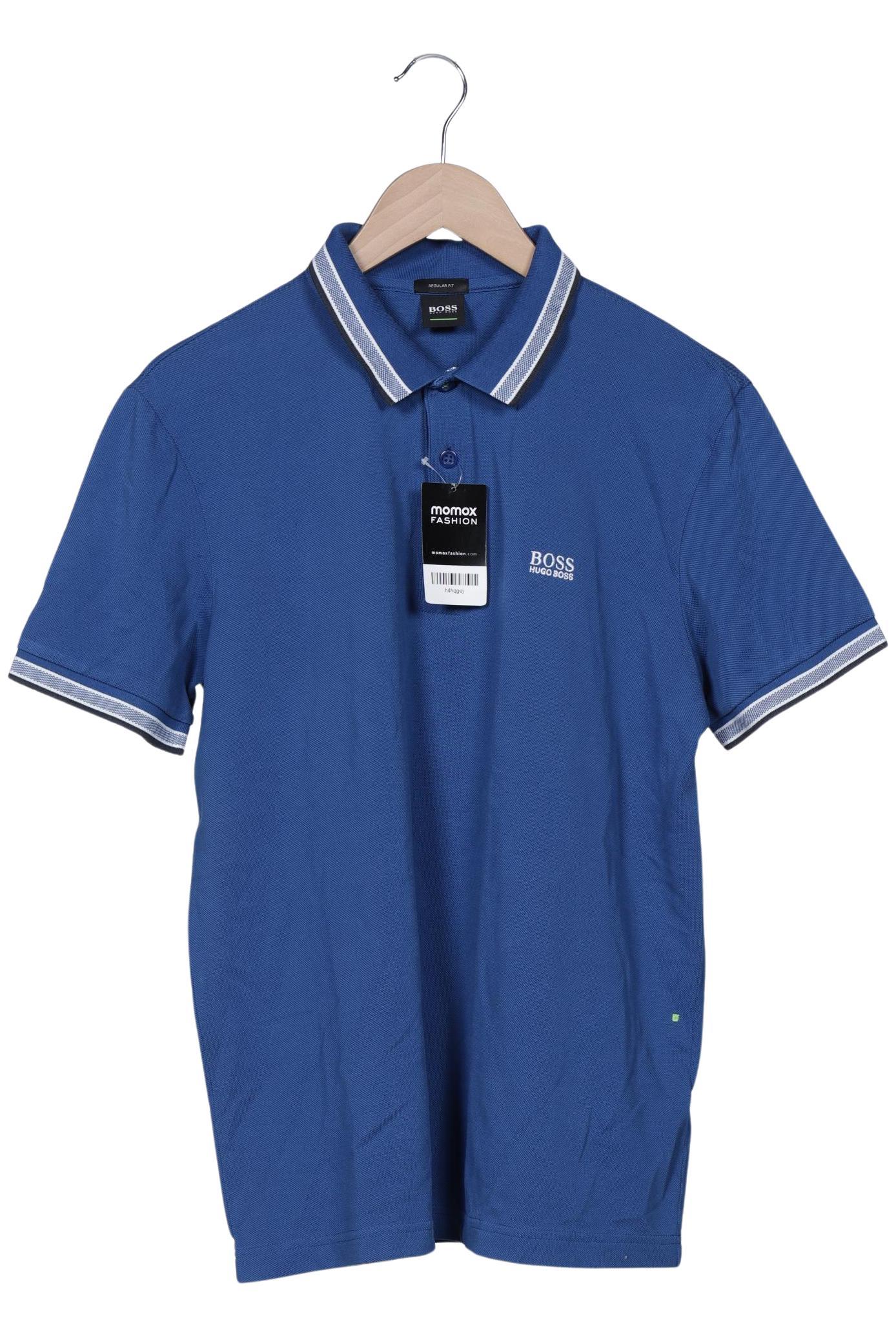 

Boss Green Herren Poloshirt, blau, Gr. 52
