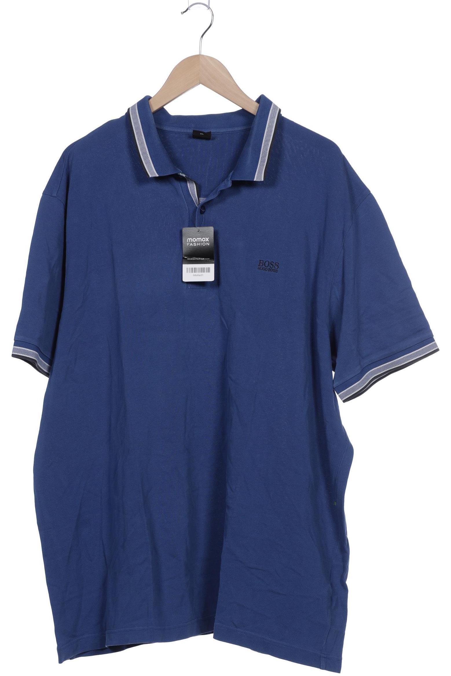 

Boss Green Herren Poloshirt, blau, Gr. 62