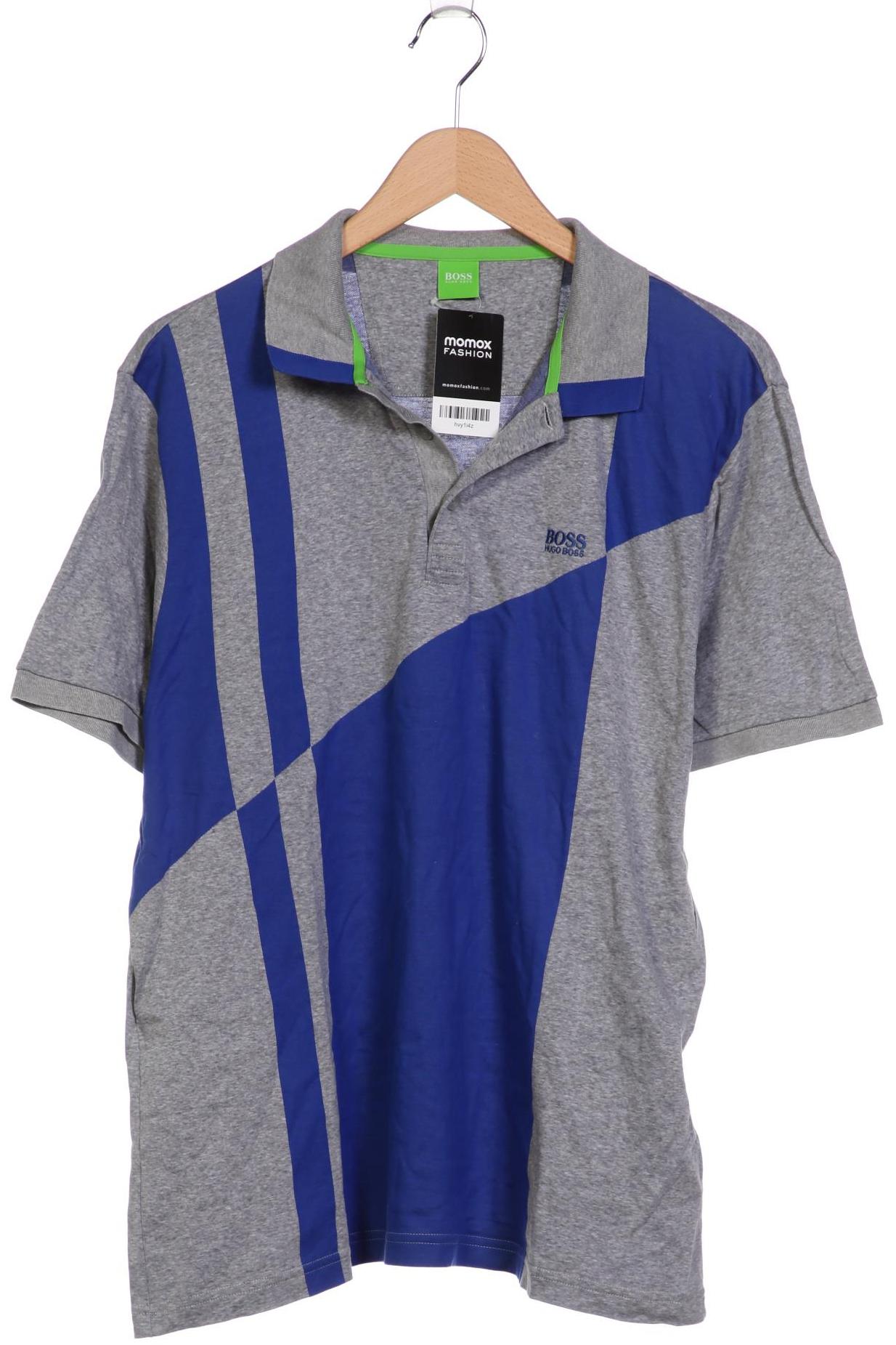

Boss Green Herren Poloshirt, grau, Gr. 56