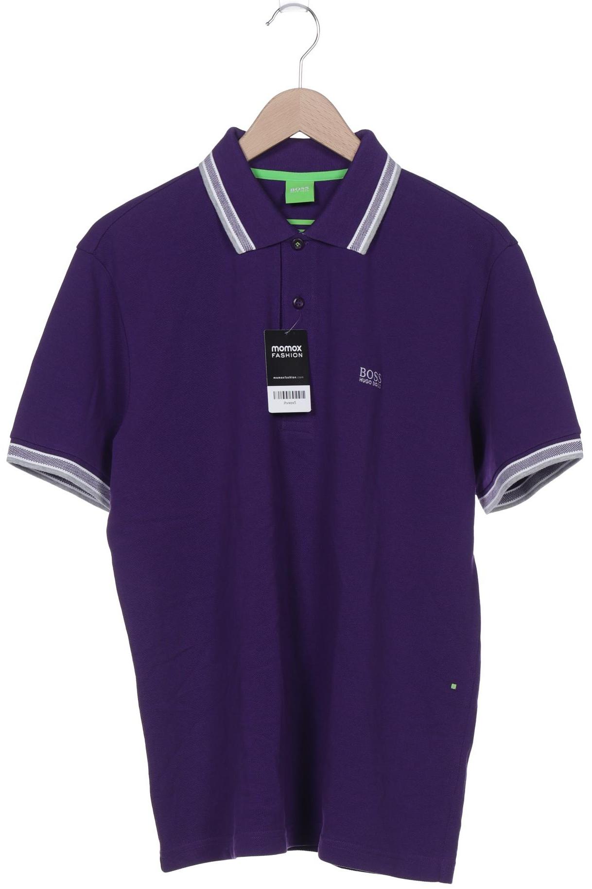 

Boss Green Herren Poloshirt, flieder, Gr. 52