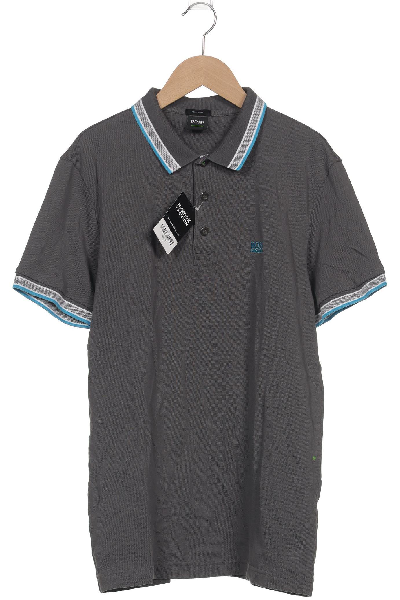 

Boss Green Herren Poloshirt, grau, Gr. 52