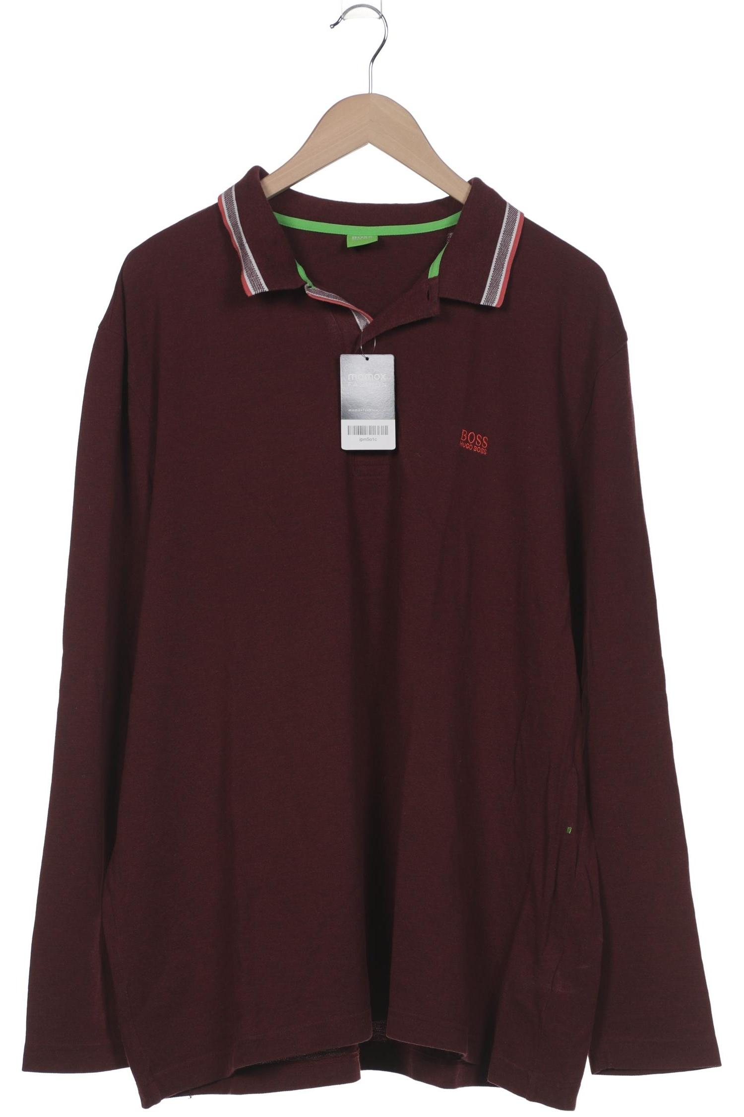 

Boss Green Herren Poloshirt, bordeaux, Gr. 58