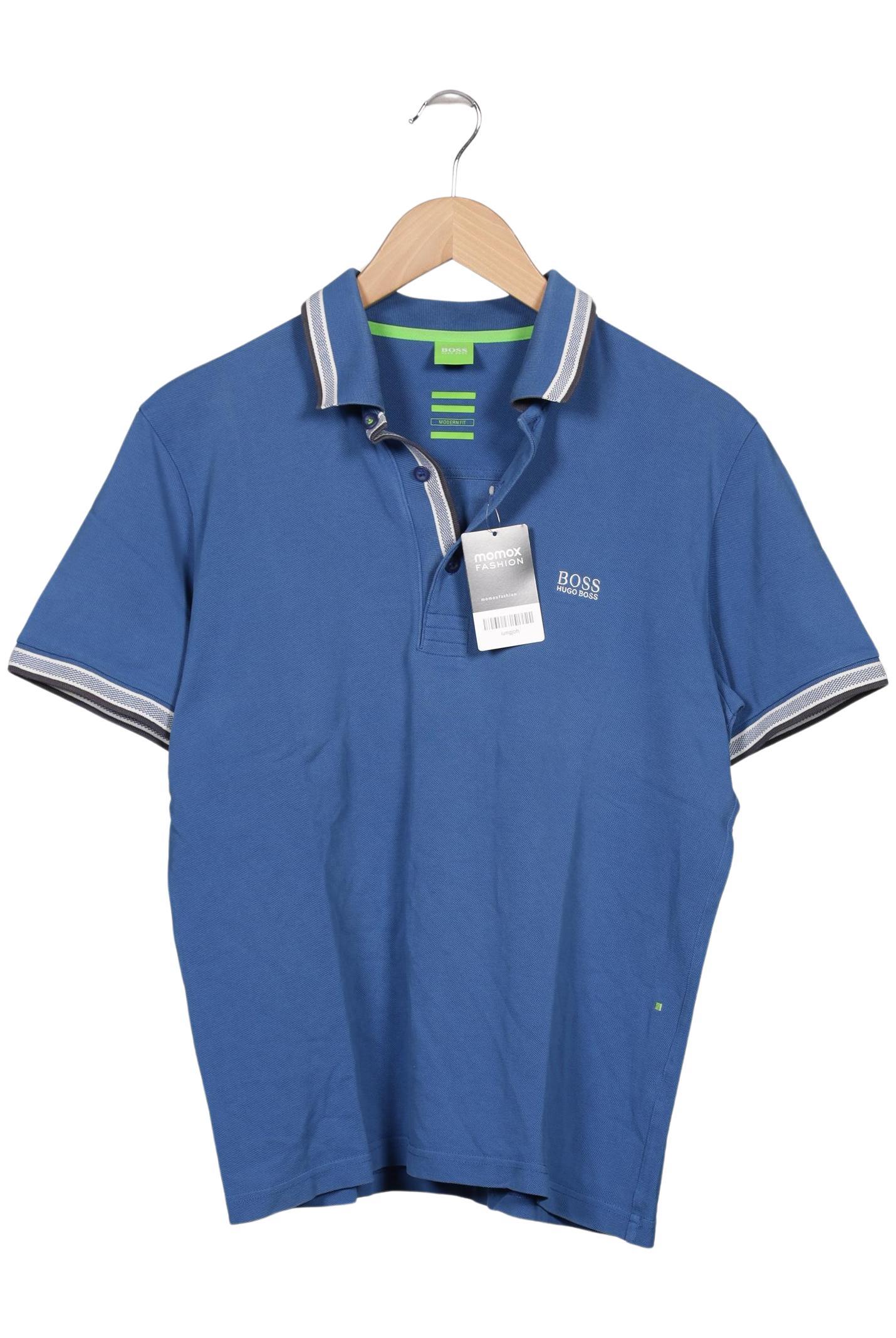 

Boss Green Herren Poloshirt, blau, Gr. 48
