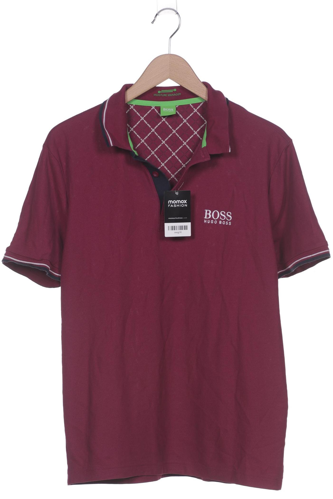 

Boss Green Herren Poloshirt, bordeaux, Gr. 52