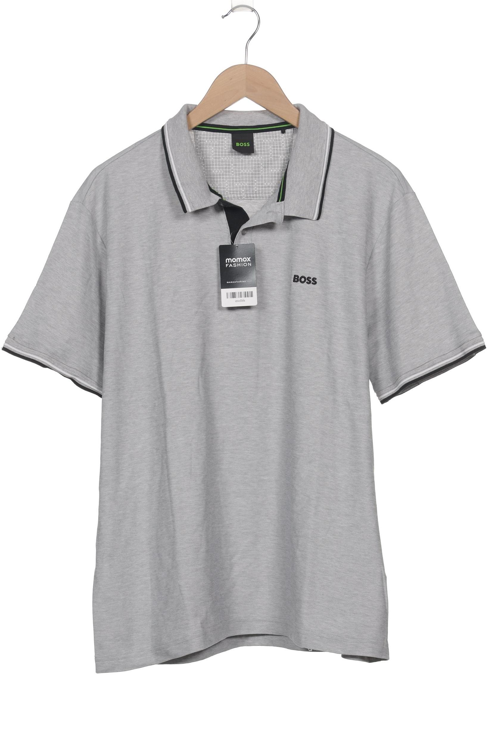 

Boss Green Herren Poloshirt, grau, Gr. 56