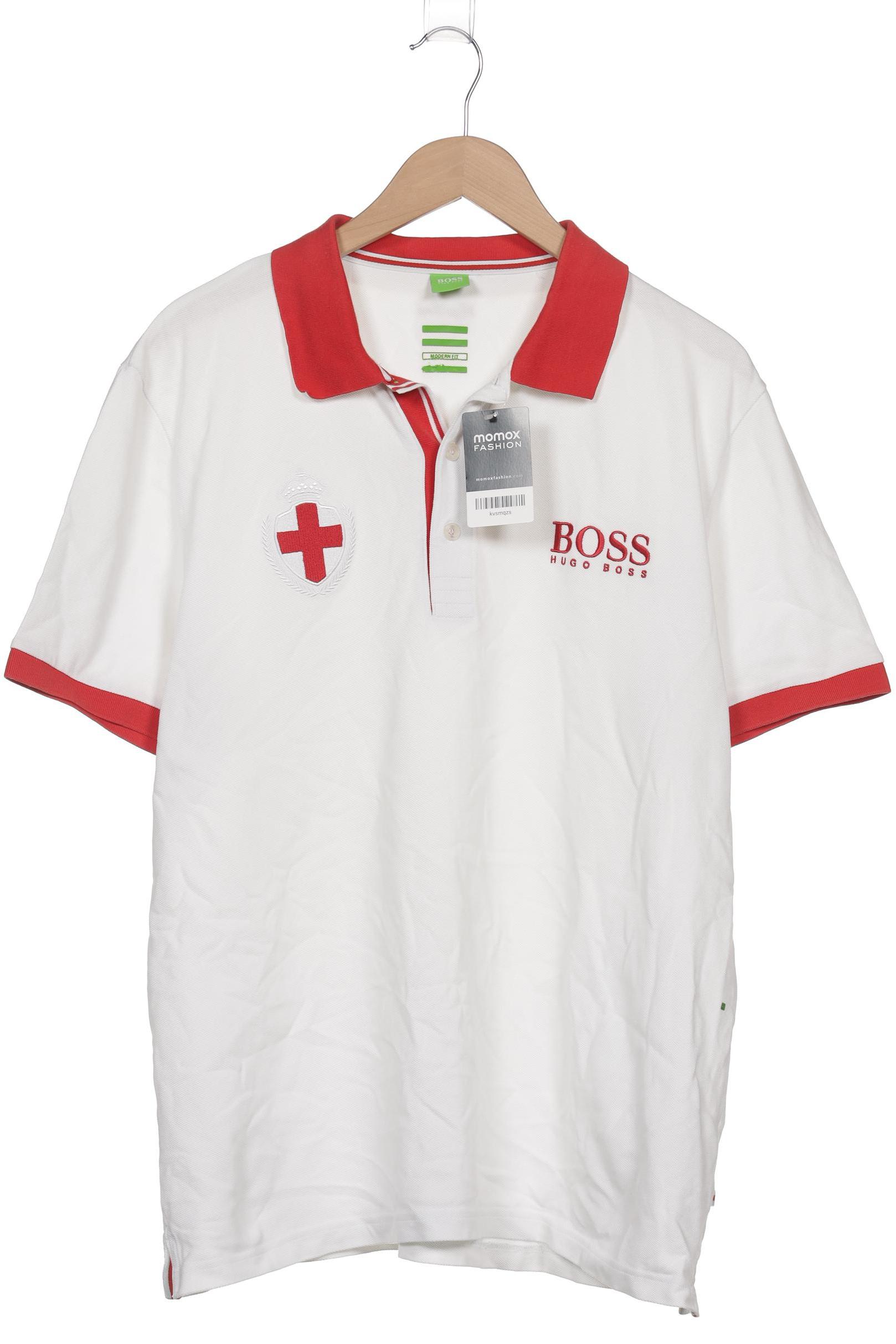 

Boss Green Herren Poloshirt, weiß, Gr. 58