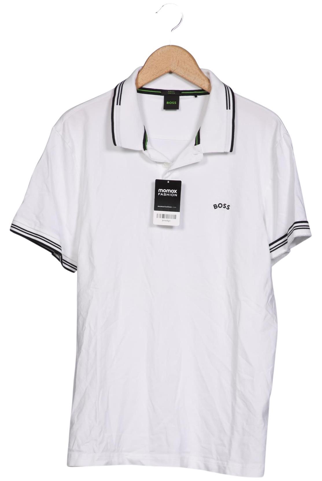 

Boss Green Herren Poloshirt, weiß, Gr. 56