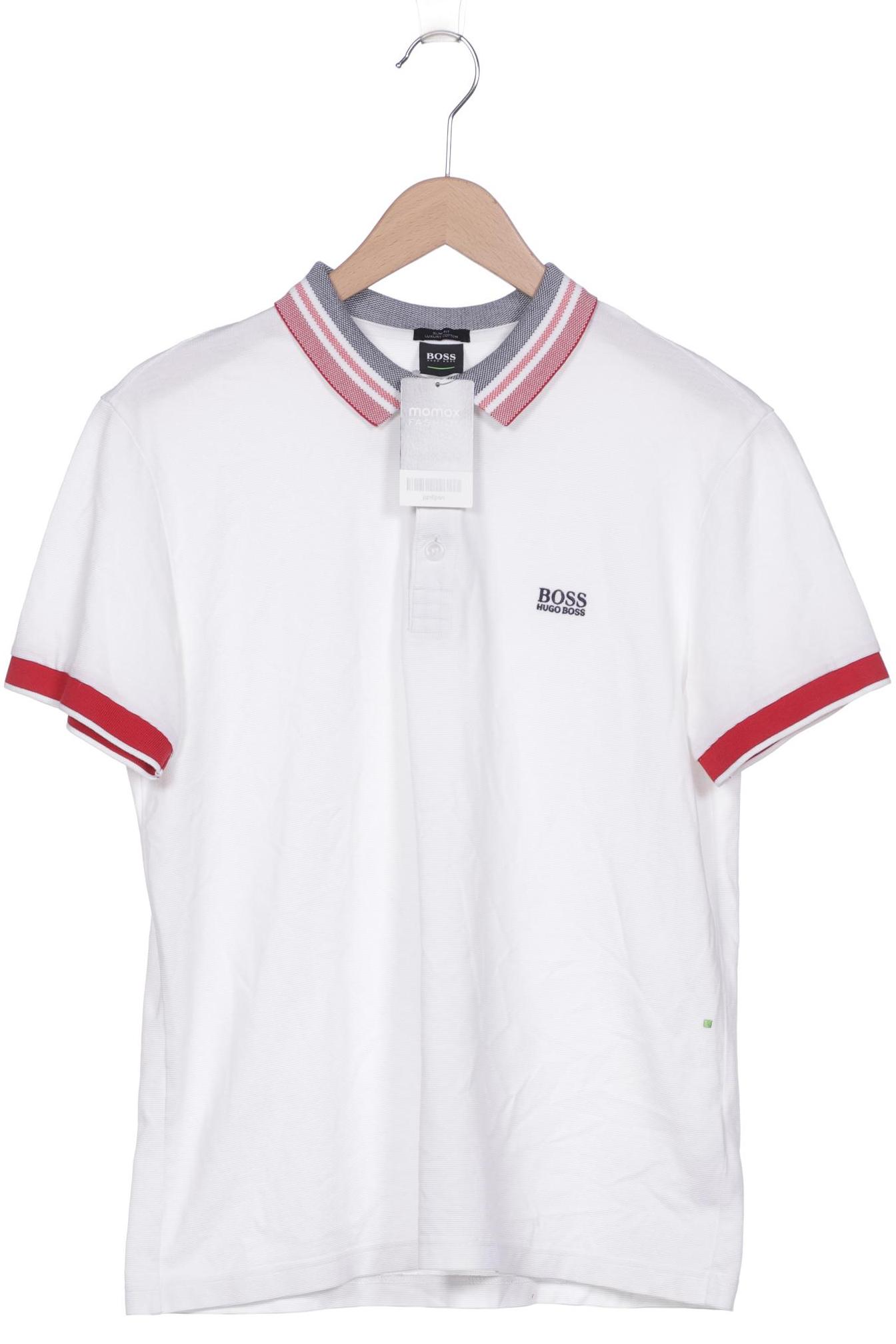 

Boss Green Herren Poloshirt, weiß