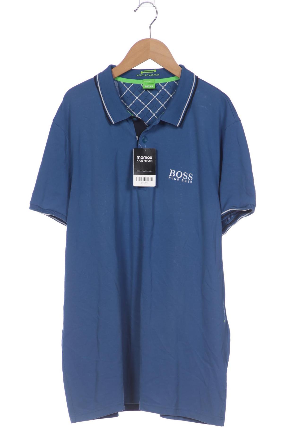 

Boss Green Herren Poloshirt, blau, Gr. 54