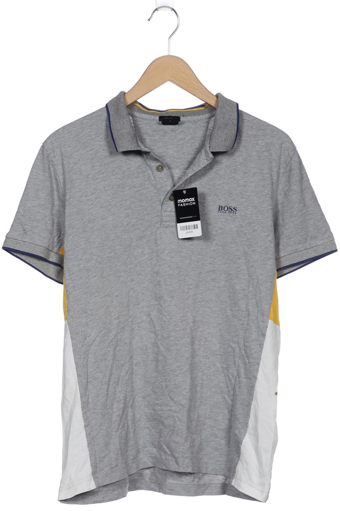 

Boss Green Herren Poloshirt, grau, Gr. 52