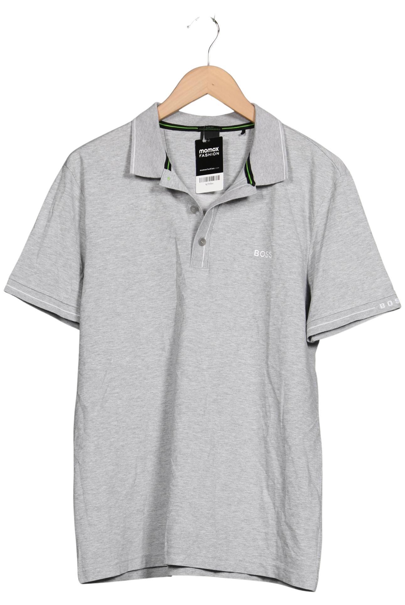 

Boss Green Herren Poloshirt, grau, Gr. 52