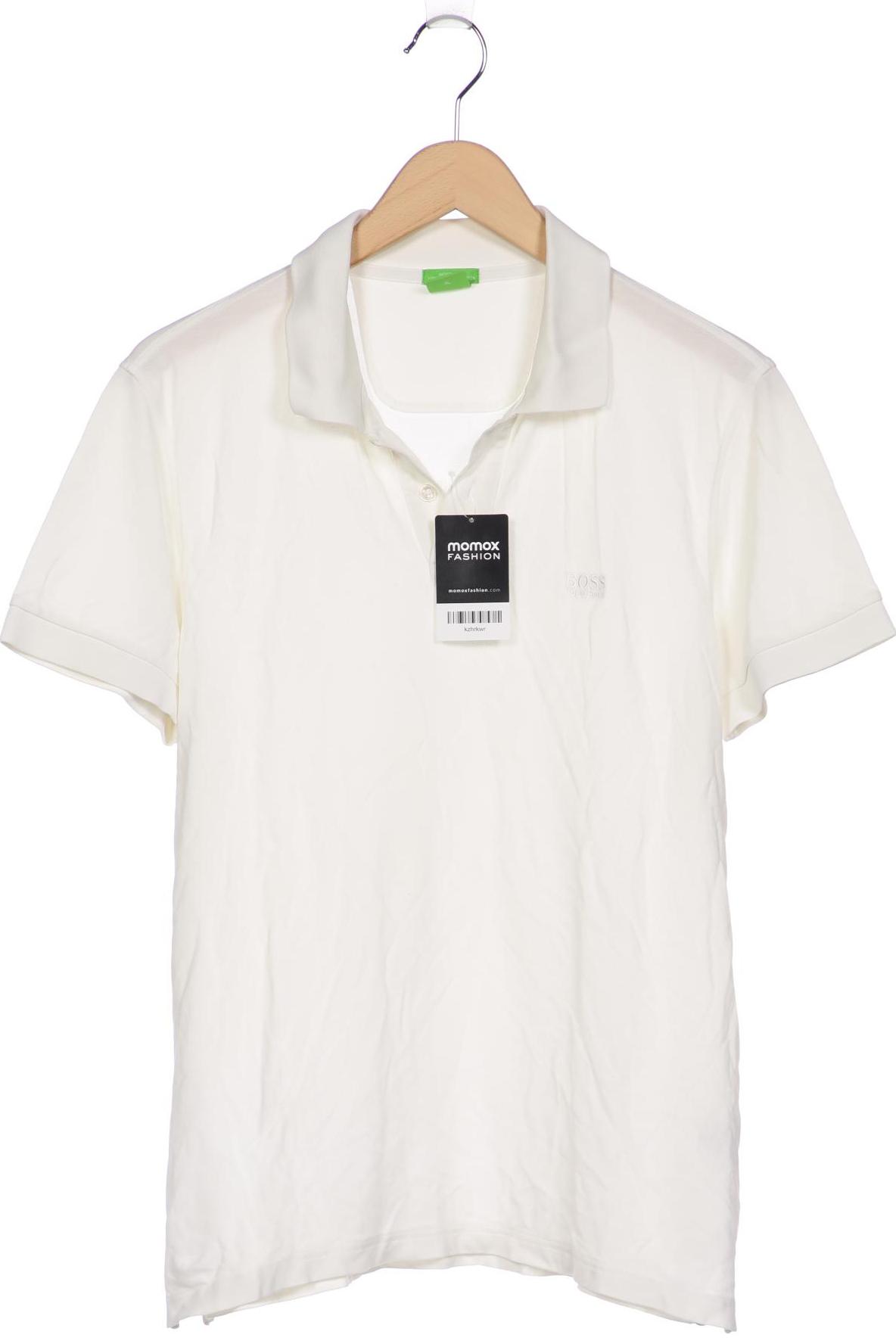 

Boss Green Herren Poloshirt, cremeweiß