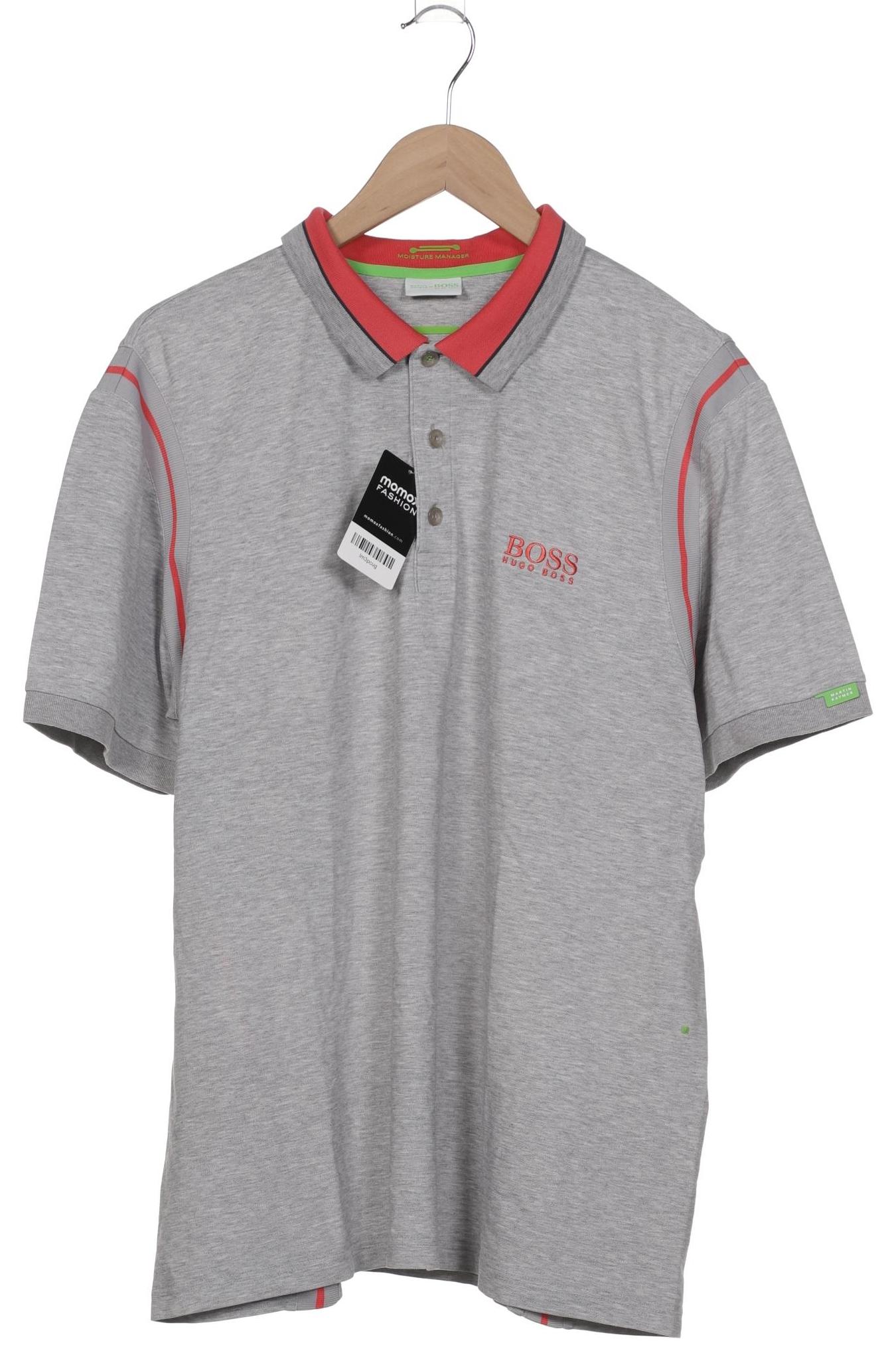 

Boss Green Herren Poloshirt, grau, Gr. 56