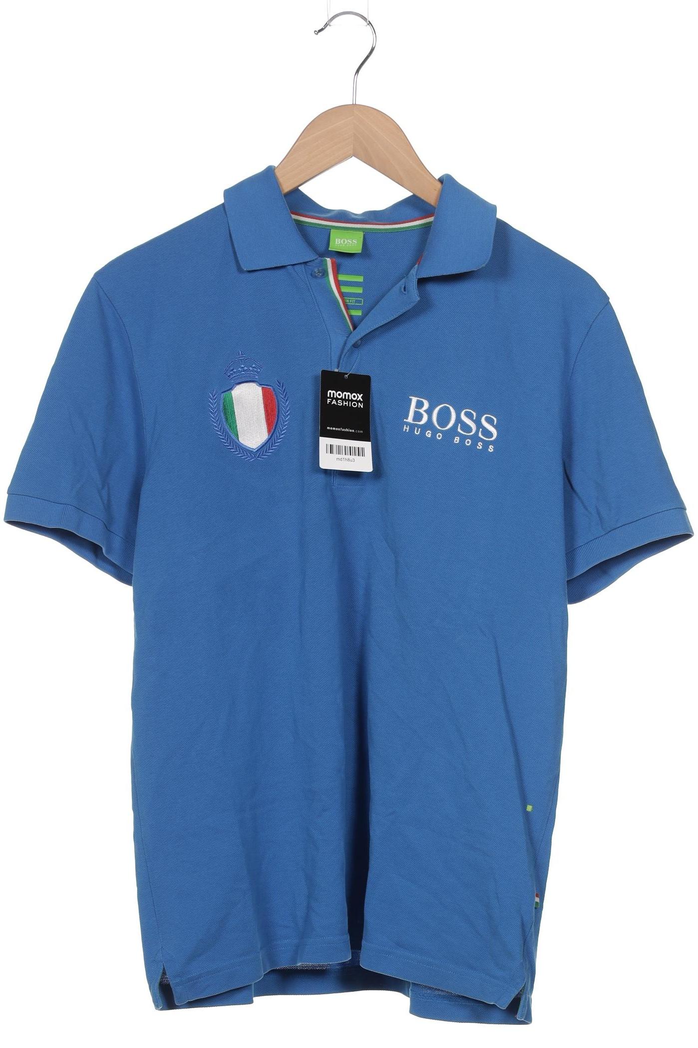 

Boss Green Herren Poloshirt, blau, Gr. 48