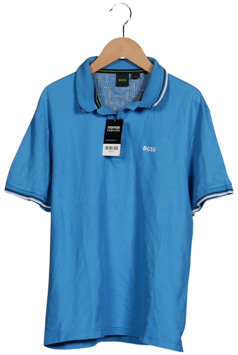 

Boss Green Herren Poloshirt, blau, Gr. 52