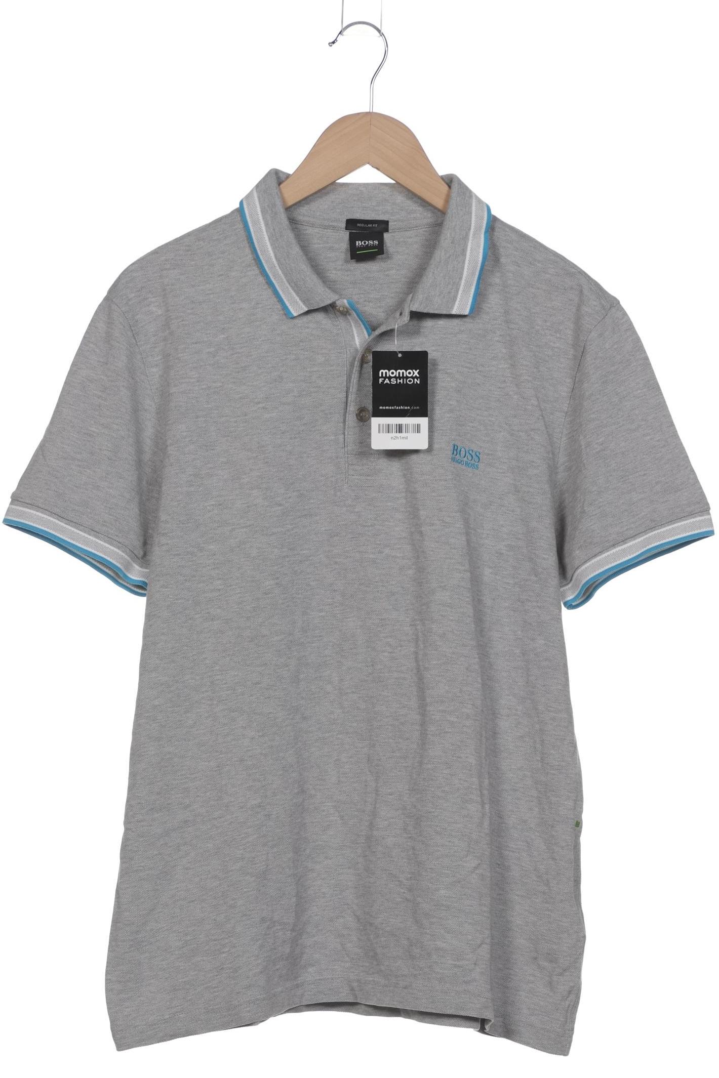 

Boss Green Herren Poloshirt, grau, Gr. 54