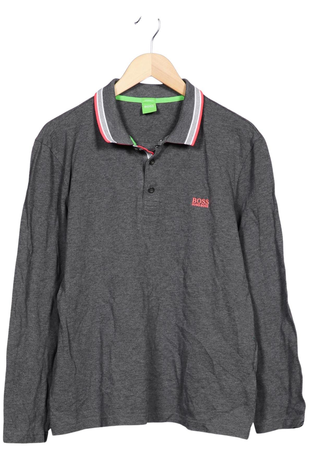 

Boss Green Herren Poloshirt, grau, Gr. 56