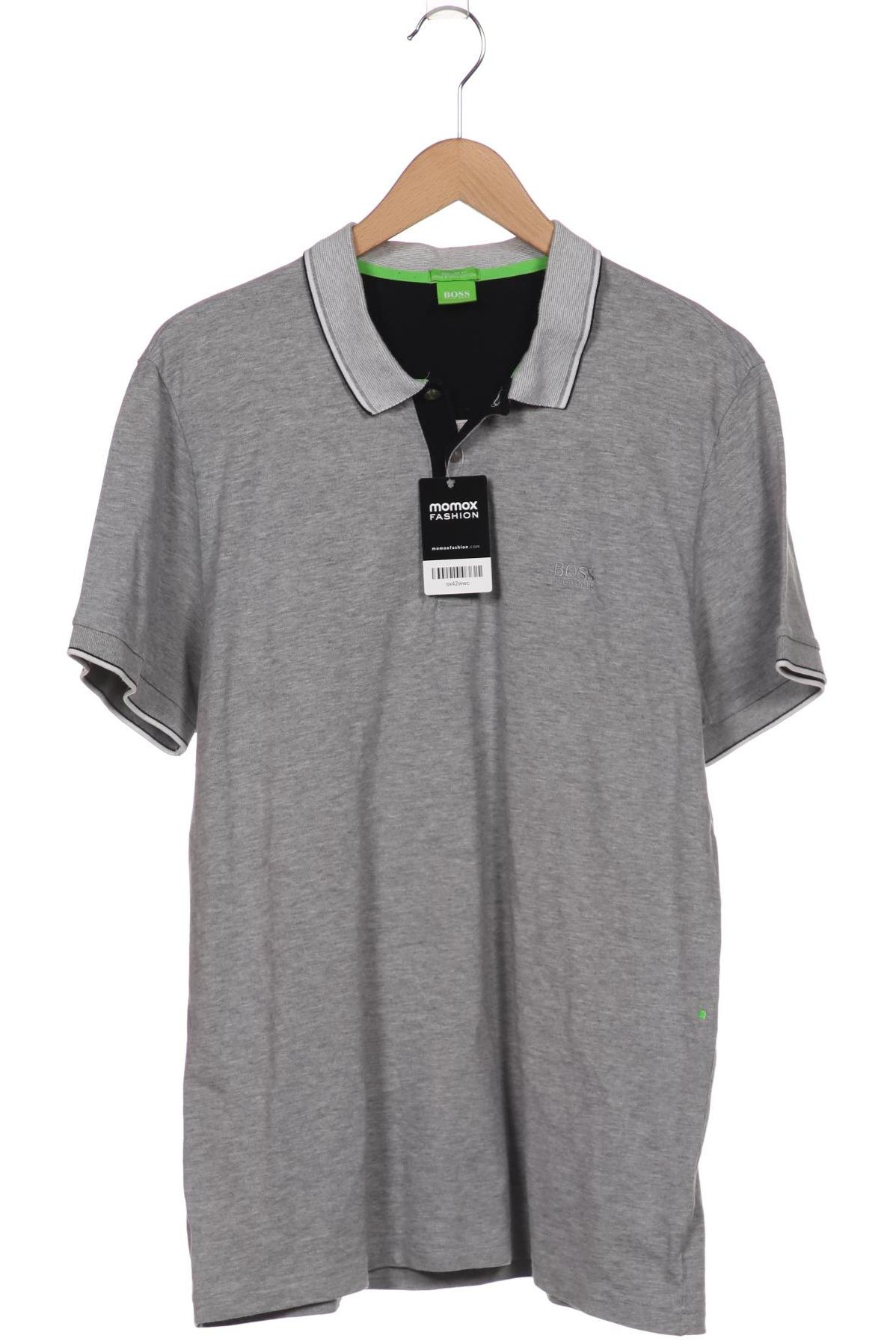 

Boss Green Herren Poloshirt, grau, Gr. 56