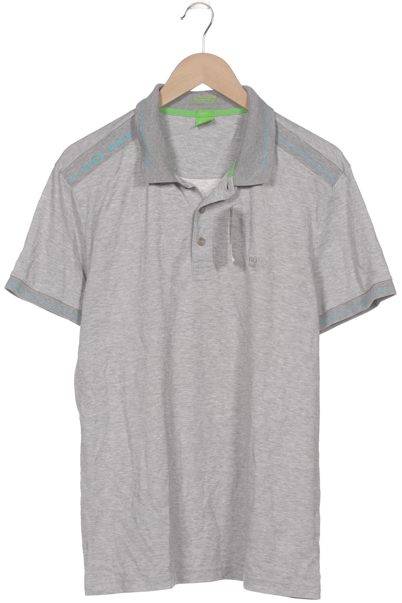 

Boss Green Herren Poloshirt, grau, Gr. 54