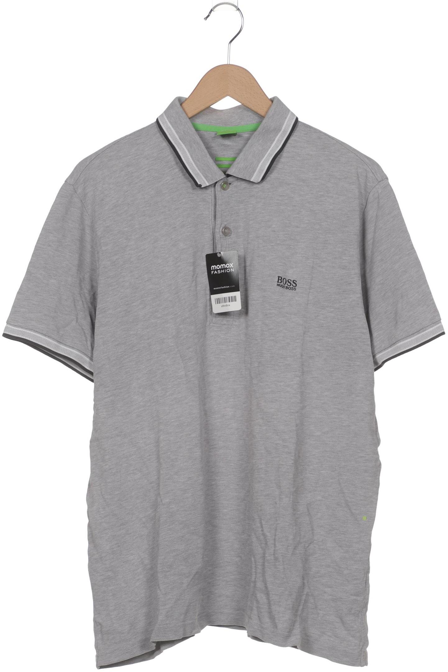 

Boss Green Herren Poloshirt, grau, Gr. 56