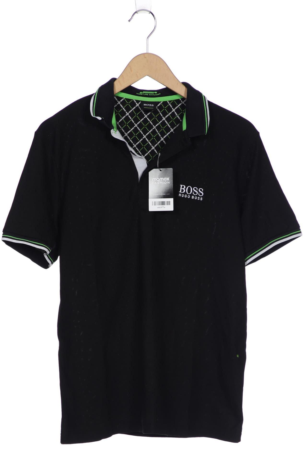 

Boss Green Herren Poloshirt, schwarz