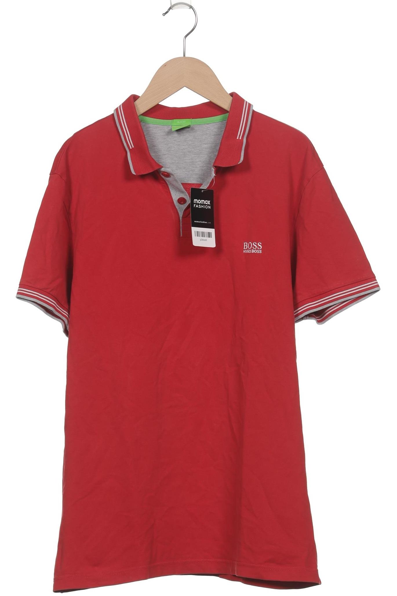 

Boss Green Herren Poloshirt, rot, Gr. 52