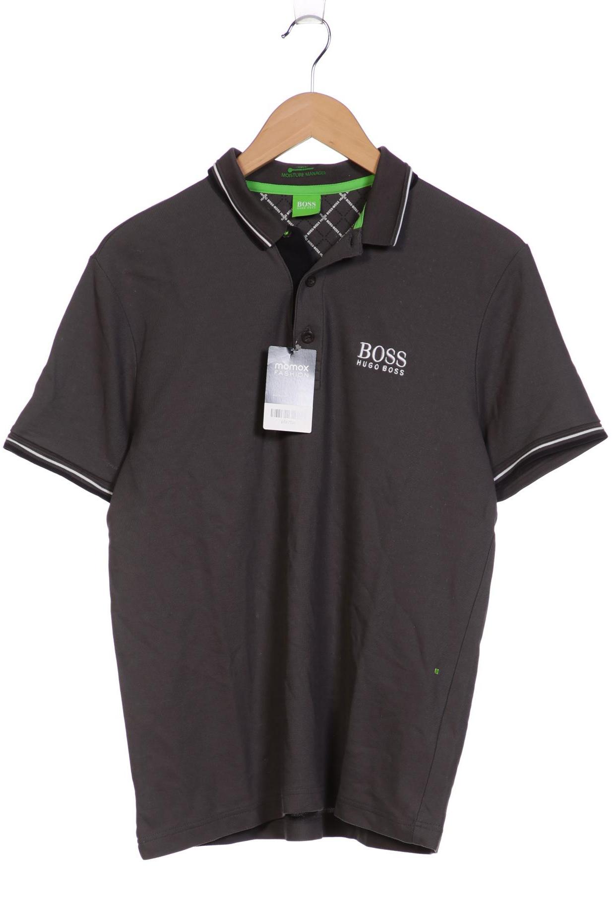 

Boss Green Herren Poloshirt, grau, Gr. 46
