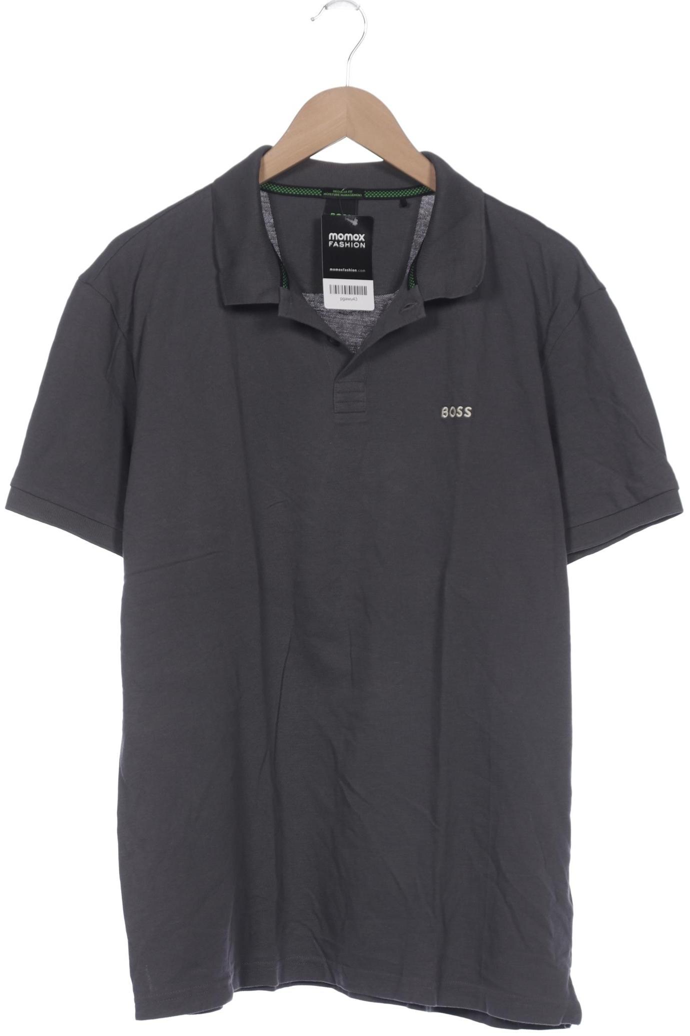 

Boss Green Herren Poloshirt, grau, Gr. 56
