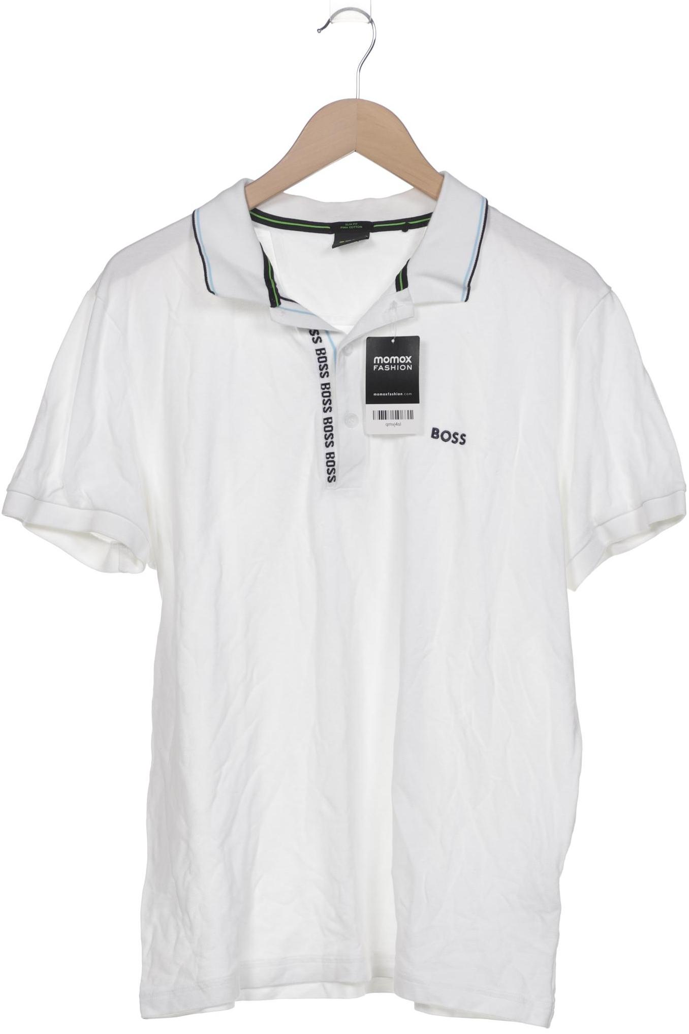 

Boss Green Herren Poloshirt, weiß, Gr. 56