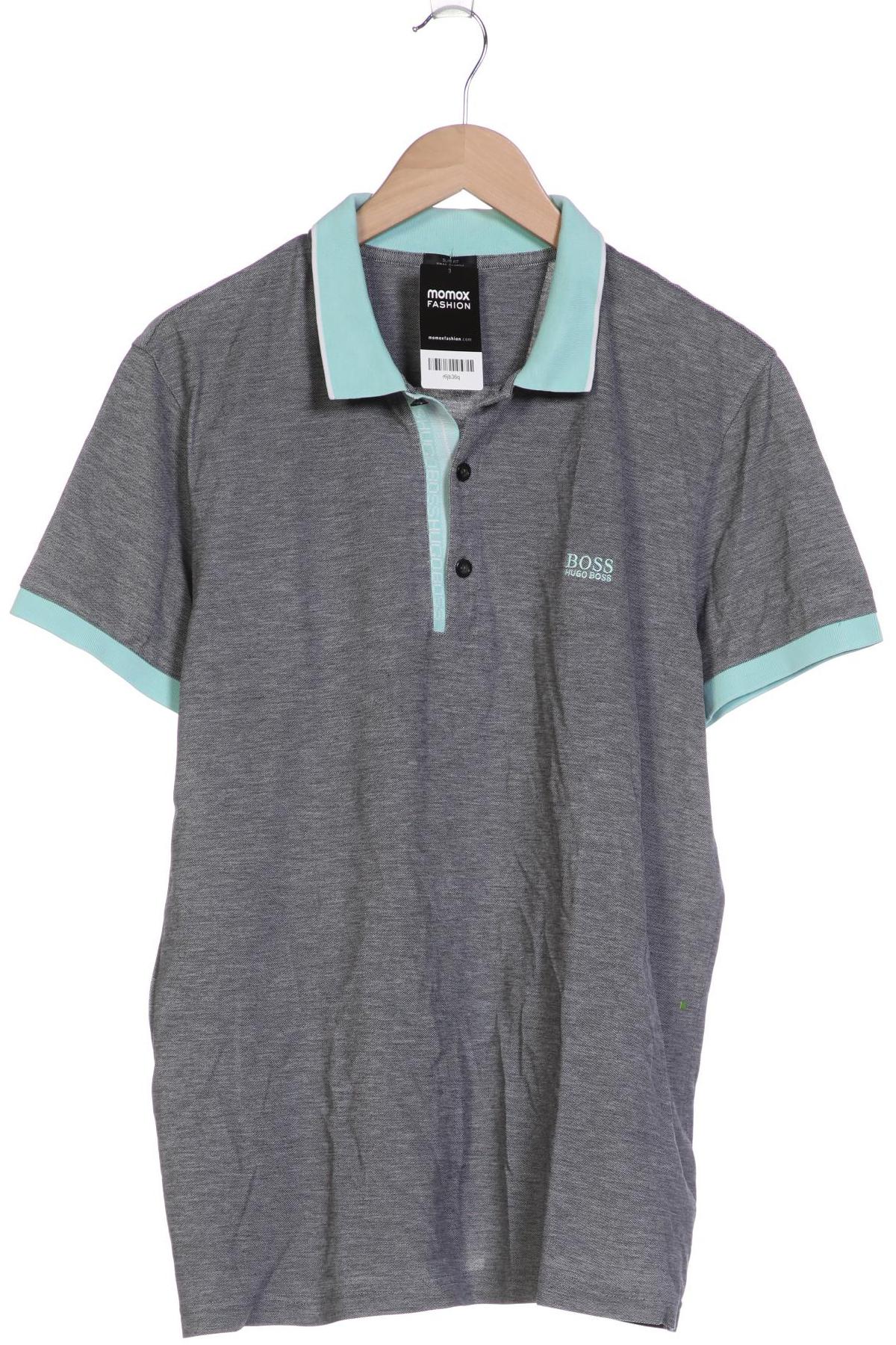 

Boss Green Herren Poloshirt, grau, Gr. 58