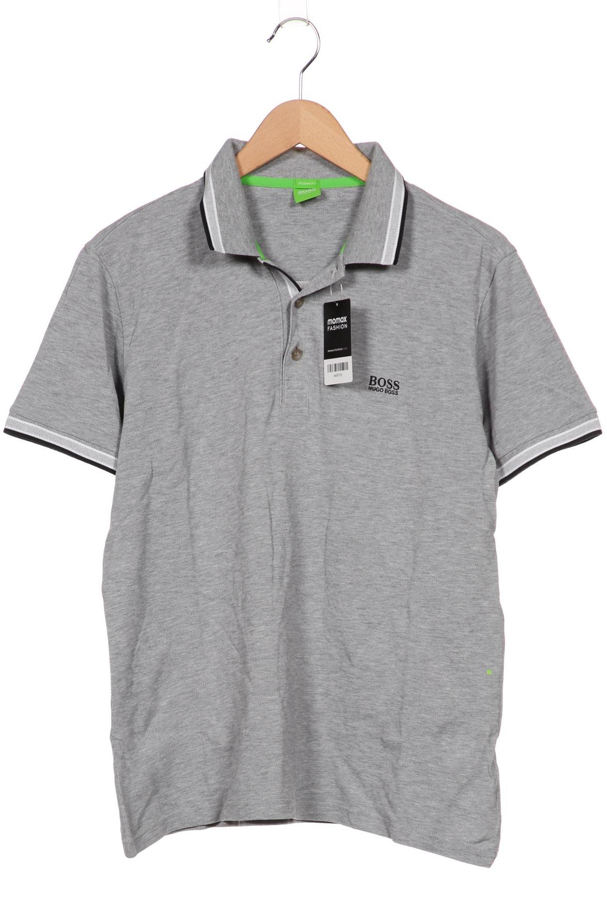 

Boss Green Herren Poloshirt, grau, Gr. 54