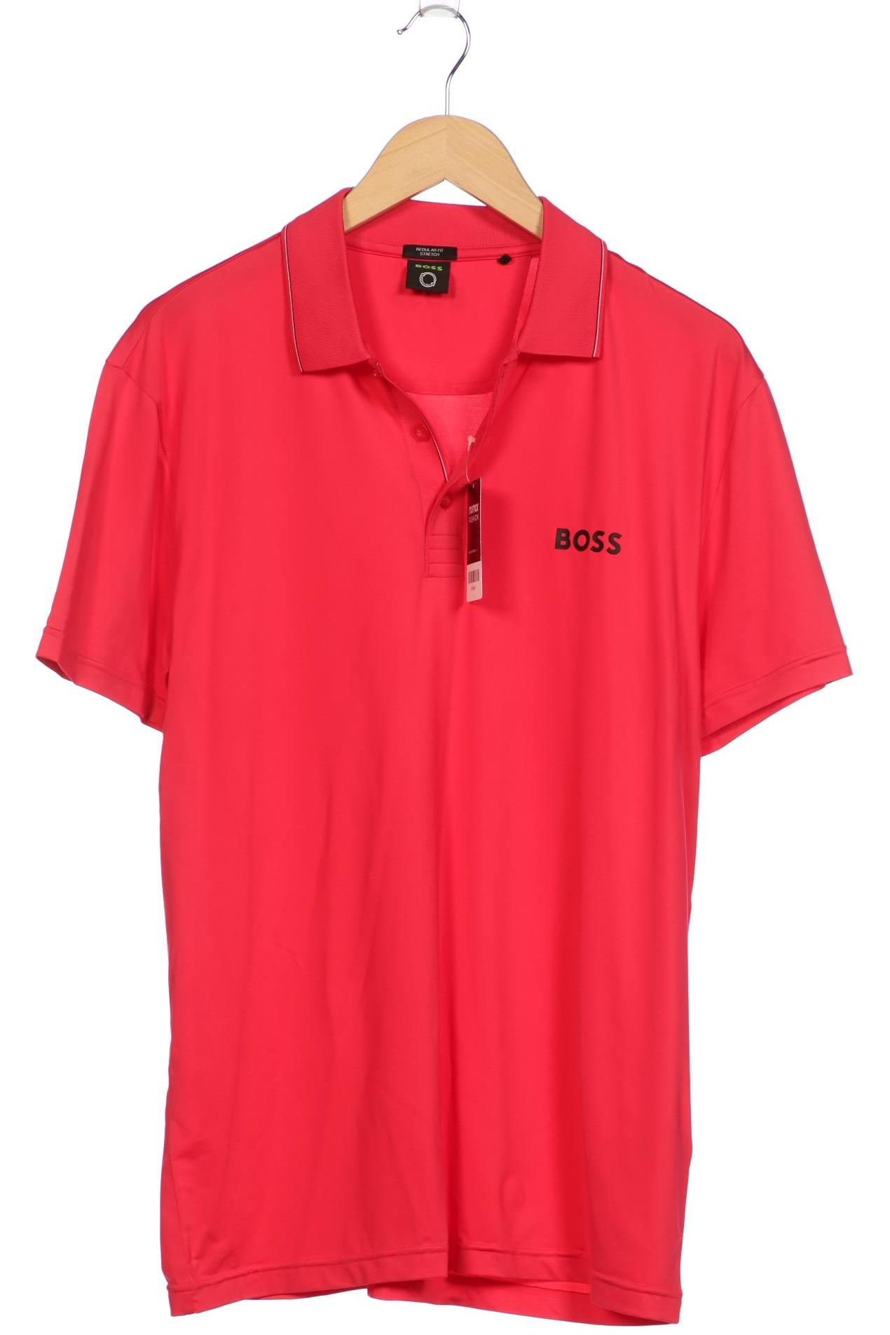 

Boss Green Herren Poloshirt, pink, Gr. 54