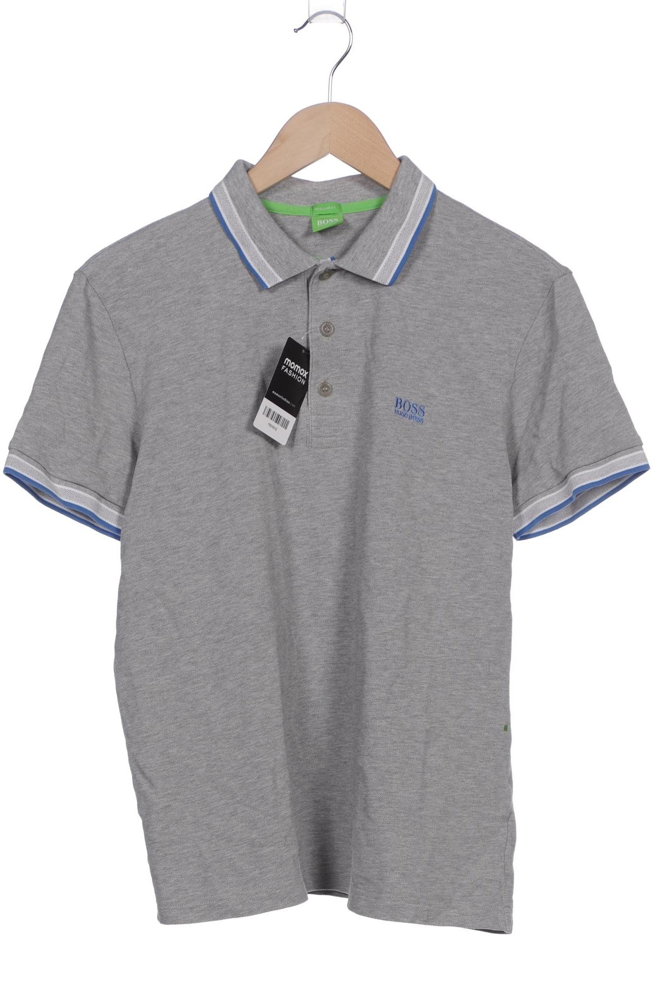 

Boss Green Herren Poloshirt, grau, Gr. 52