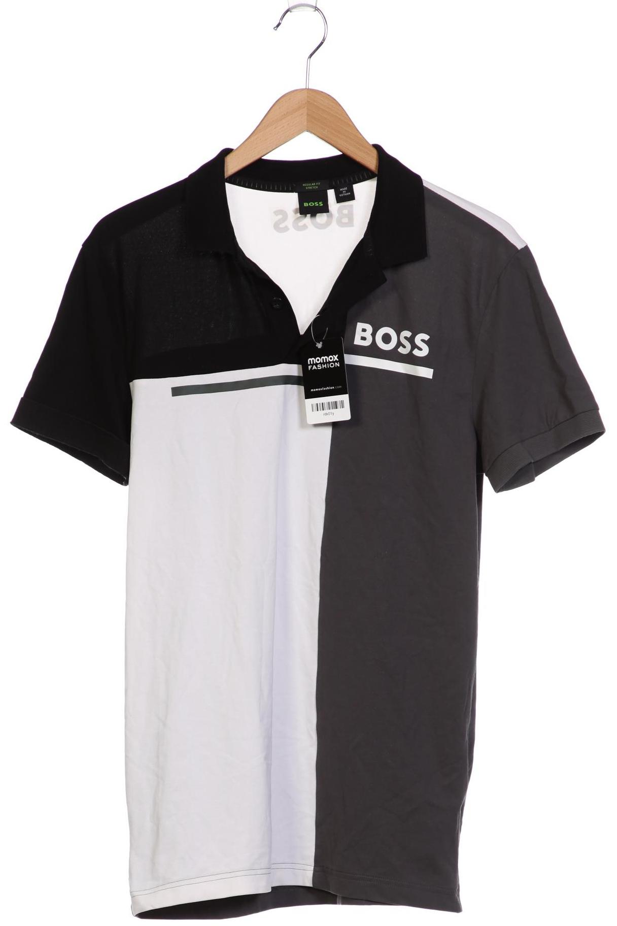 

Boss Green Herren Poloshirt, grau, Gr. 48