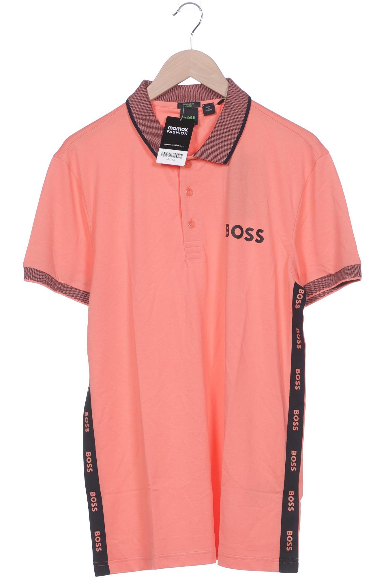 

Boss Green Herren Poloshirt, orange, Gr. 52