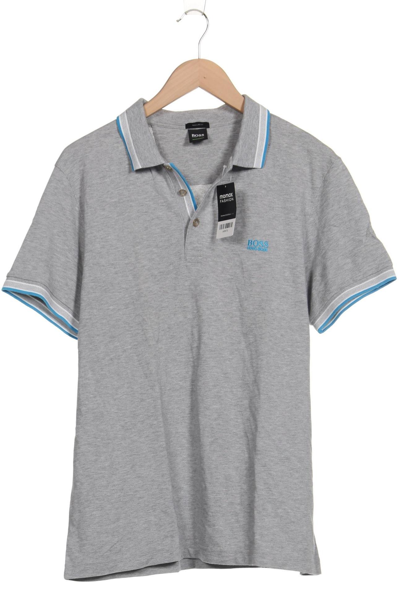 

Boss Green Herren Poloshirt, grau, Gr. 54