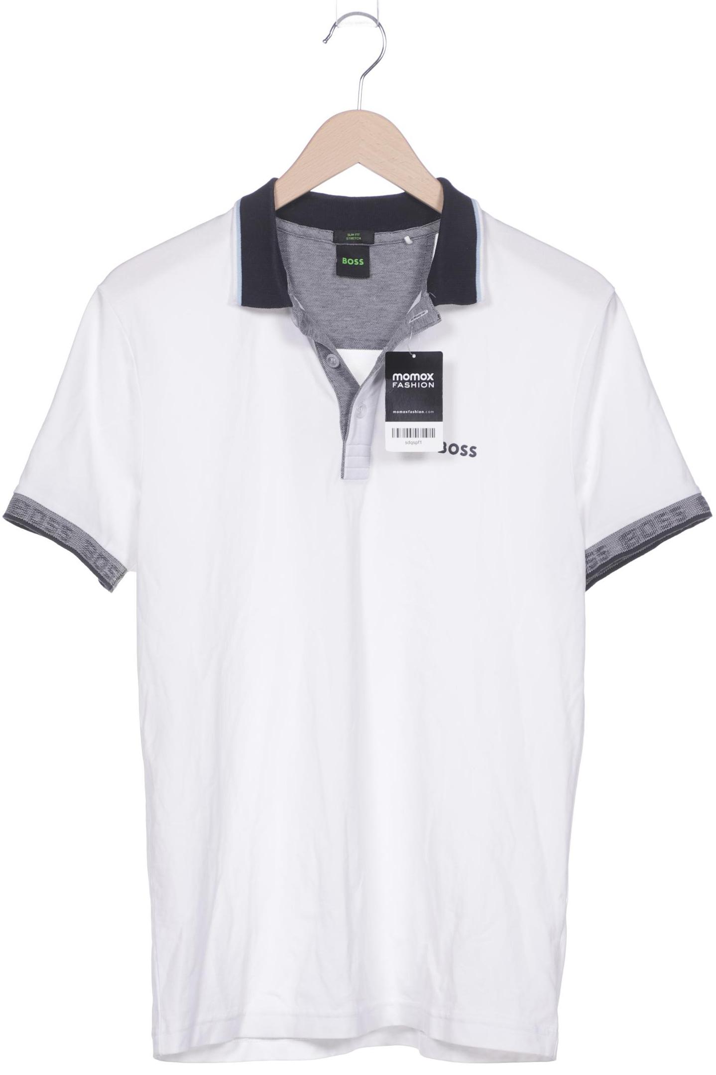 

Boss Green Herren Poloshirt, weiß, Gr. 48