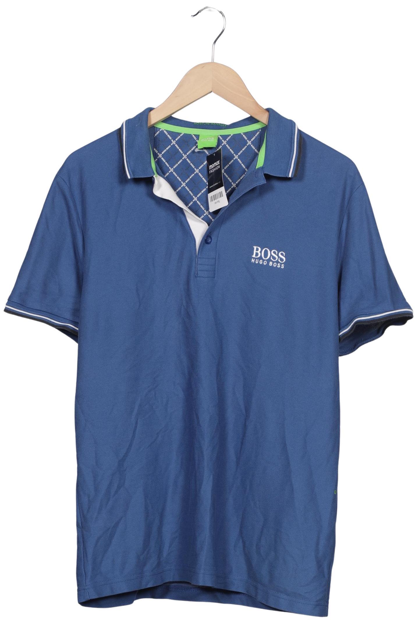 

Boss Green Herren Poloshirt, blau, Gr. 52